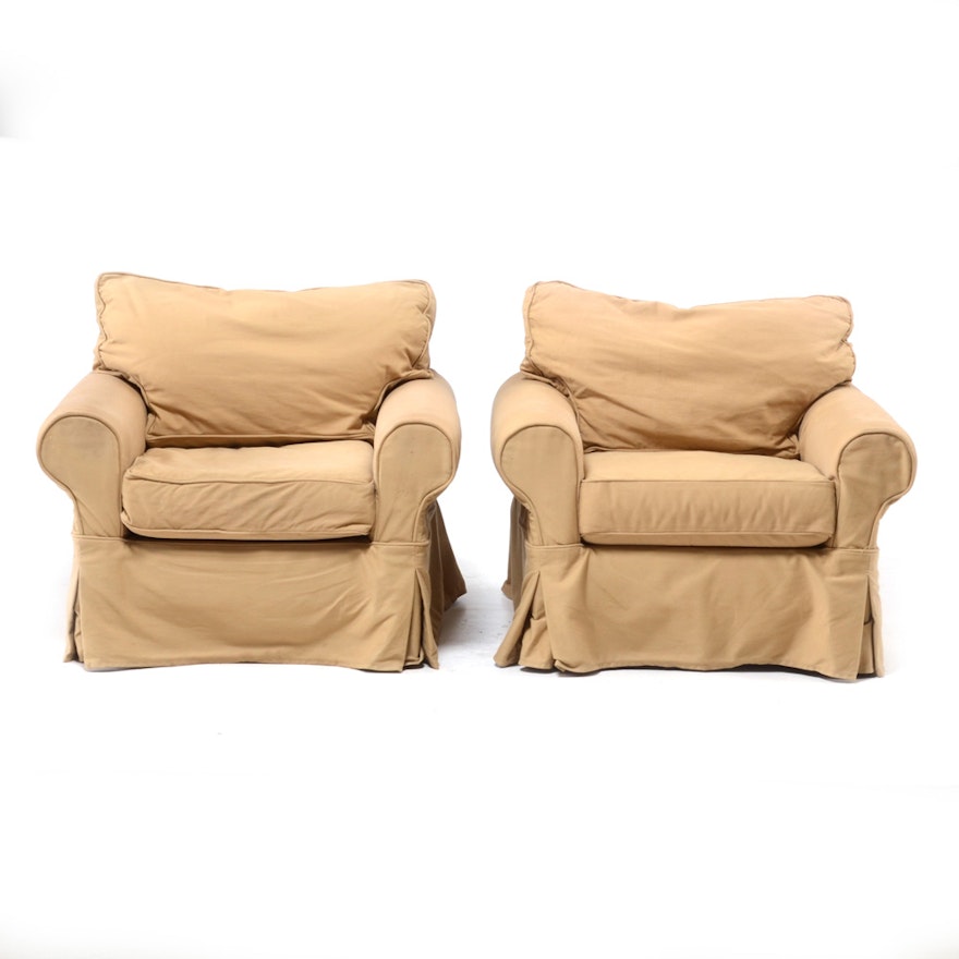 Pair of Beige Armchairs