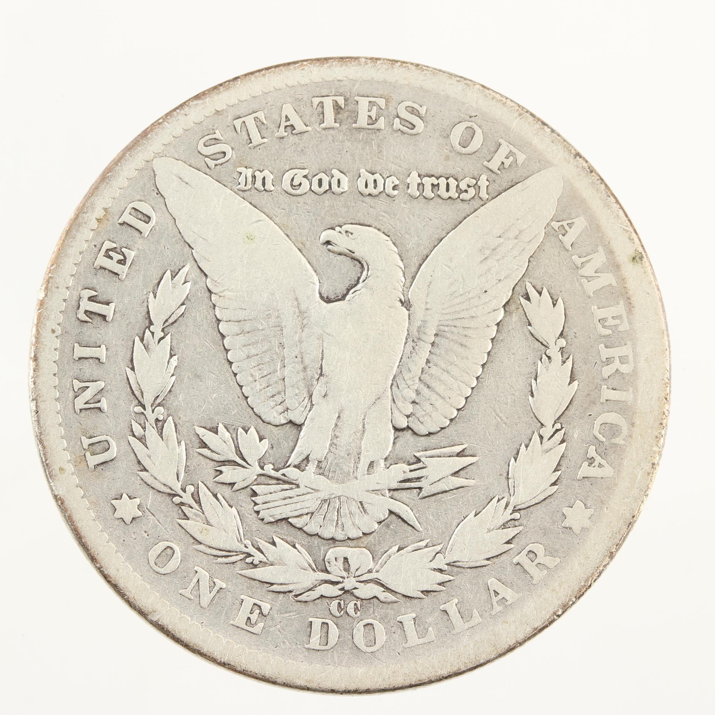 Low Mintage 1893 Carson City Morgan Silver Dollar