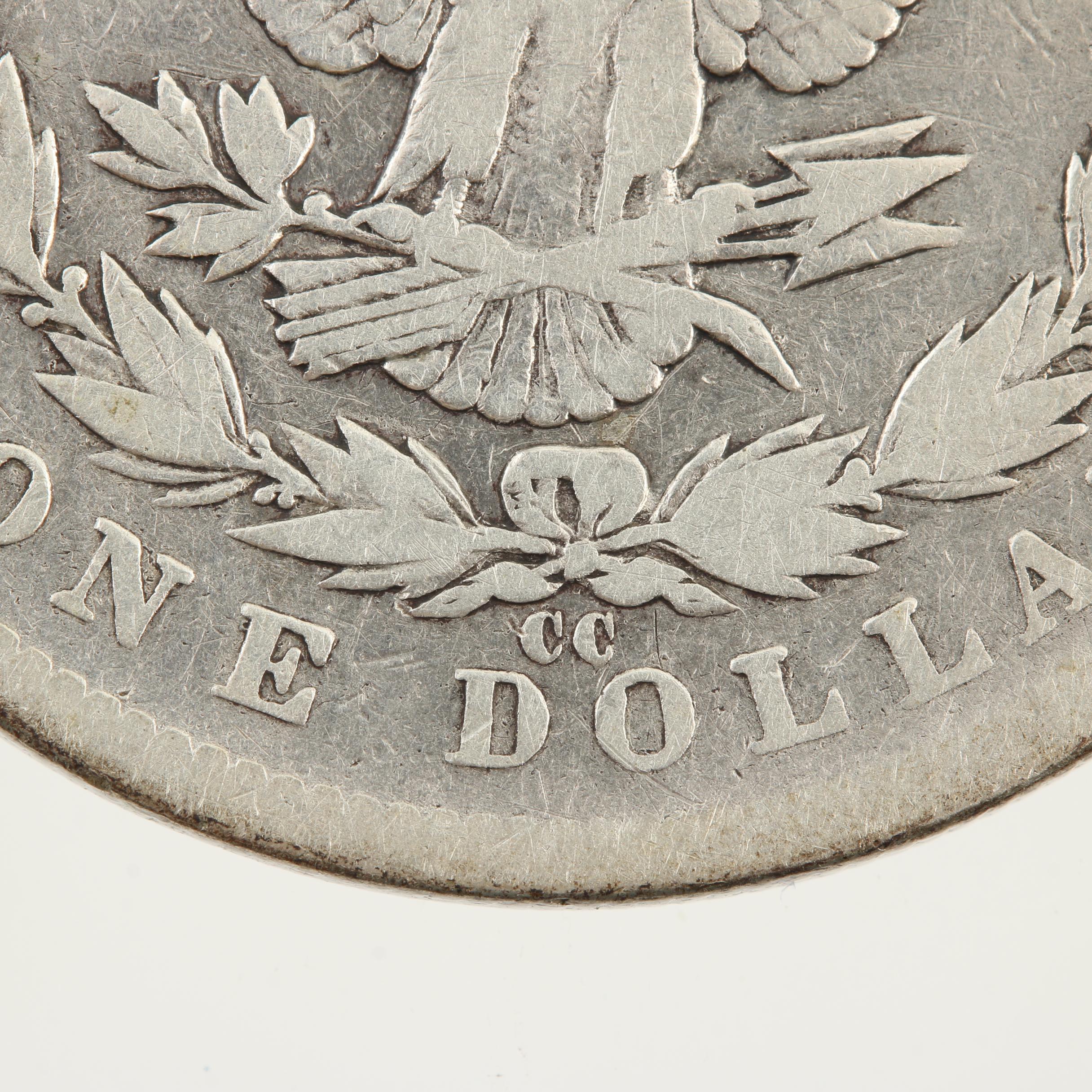 Low Mintage 1893 Carson City Morgan Silver Dollar