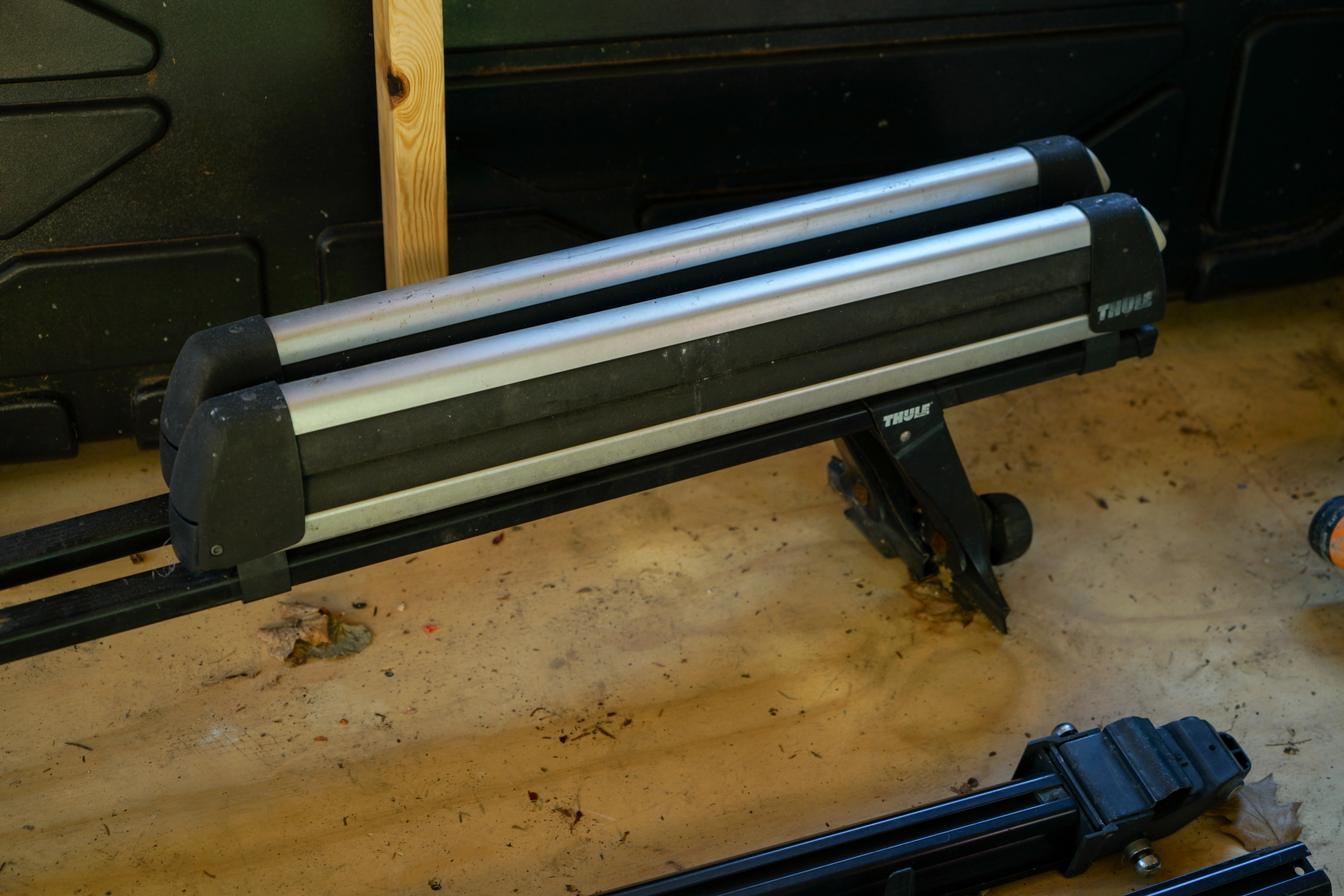 Thule Adventurer Rooftop Cargo Holder with Bike Rack and Rails