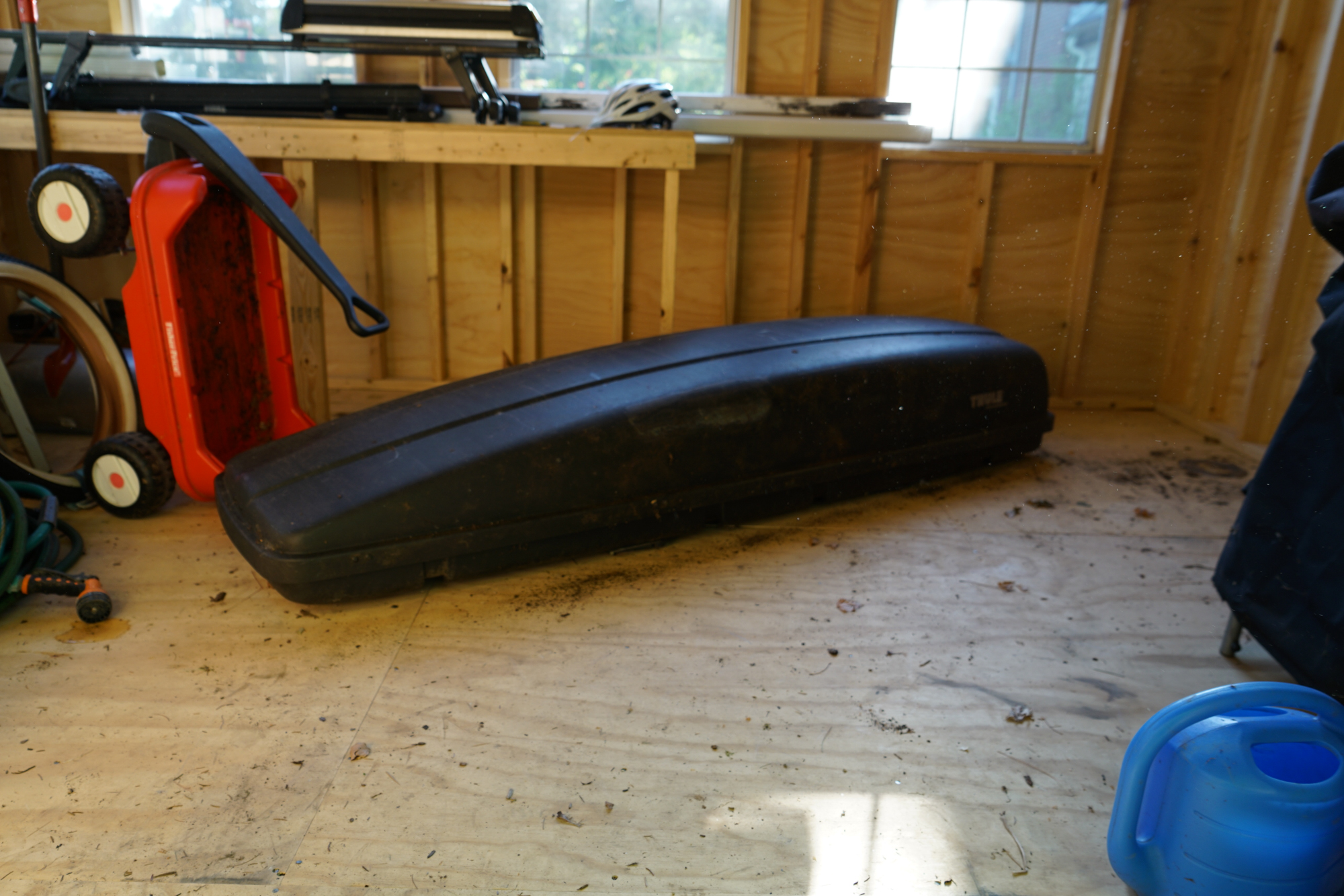 Thule Adventurer Rooftop Cargo Holder with Bike Rack and Rails