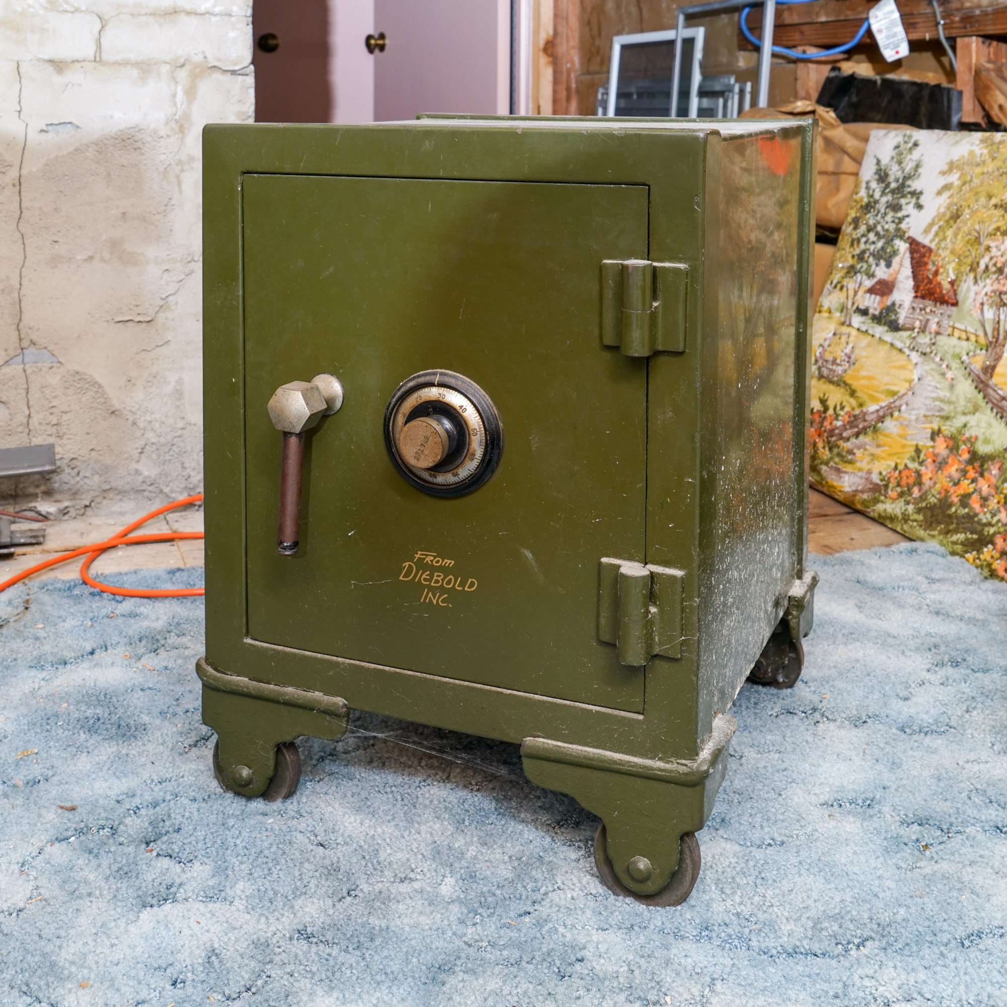 Vintage Diebold Inc. Combination Safe