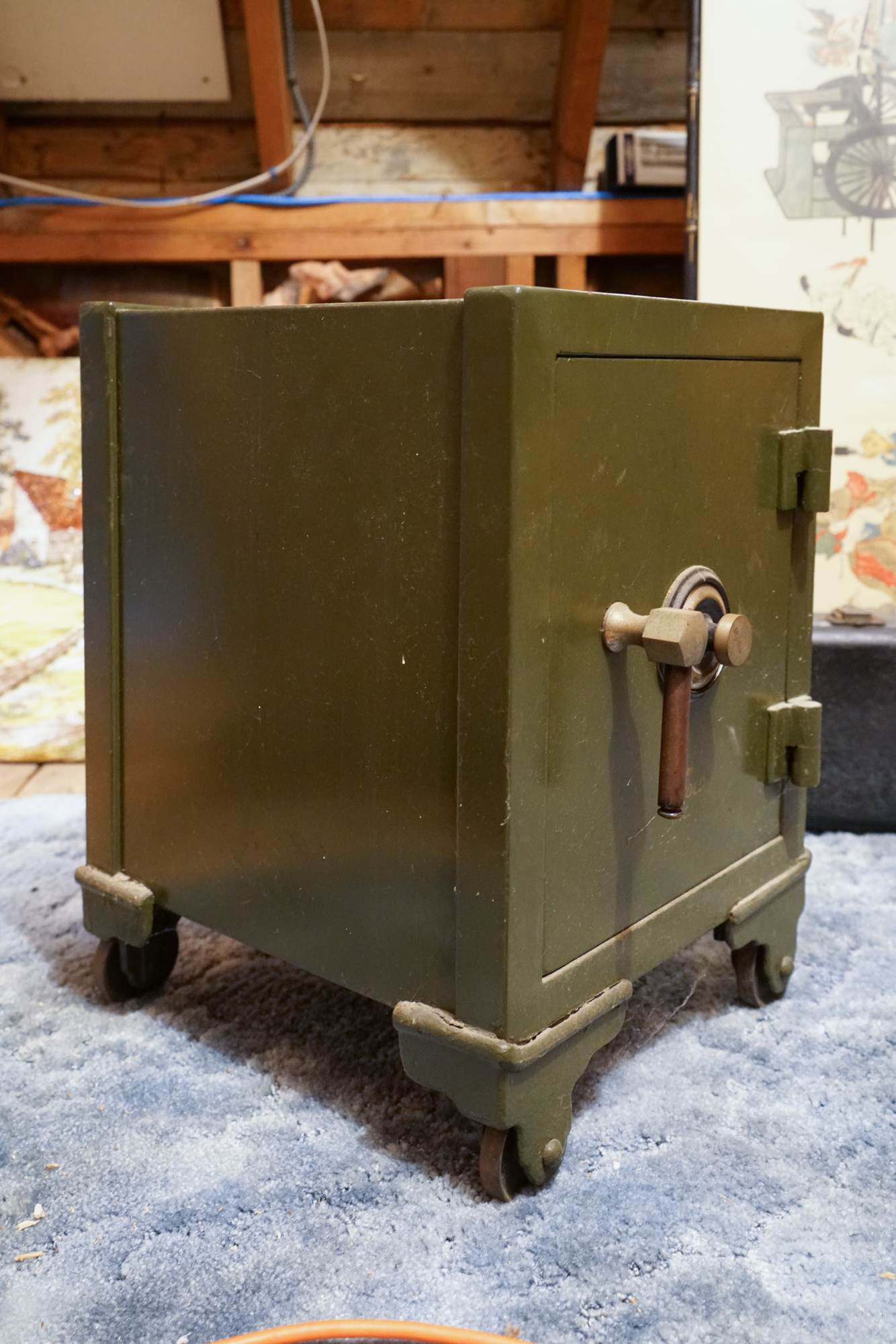 Vintage Diebold Inc. Combination Safe