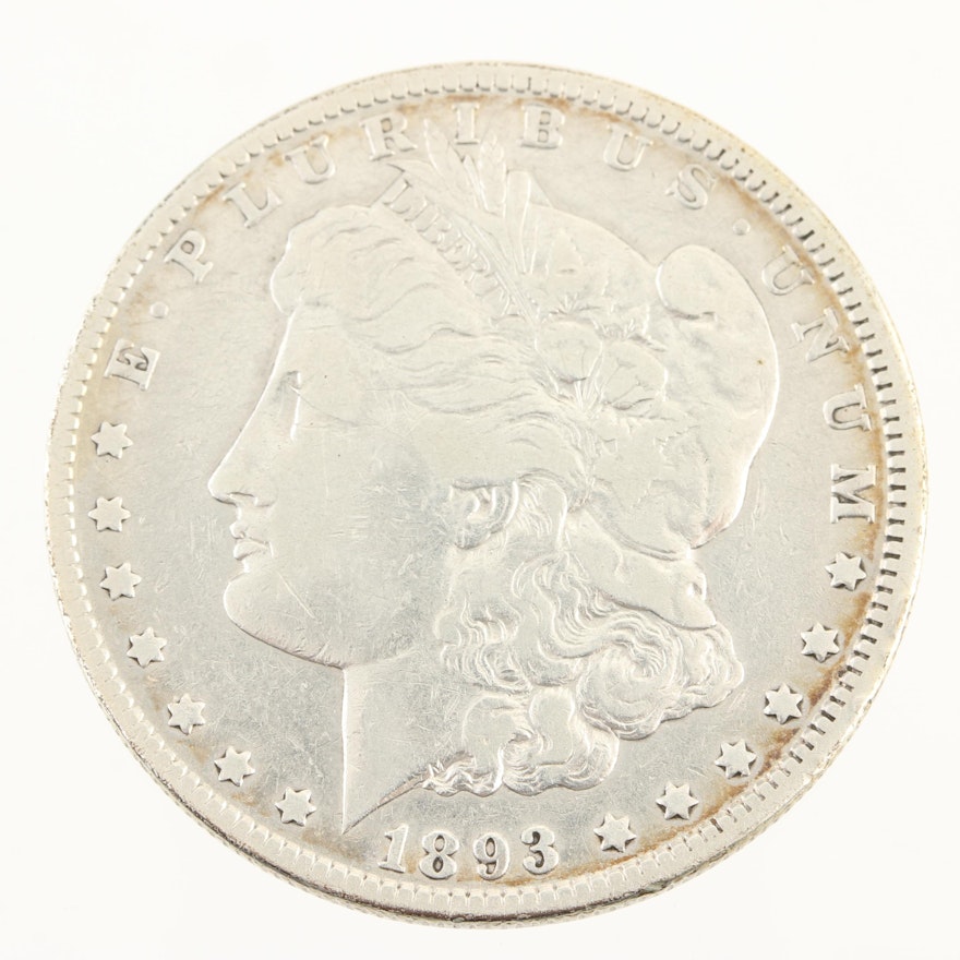 Low Mintage 1893-O Morgan Silver Dollar