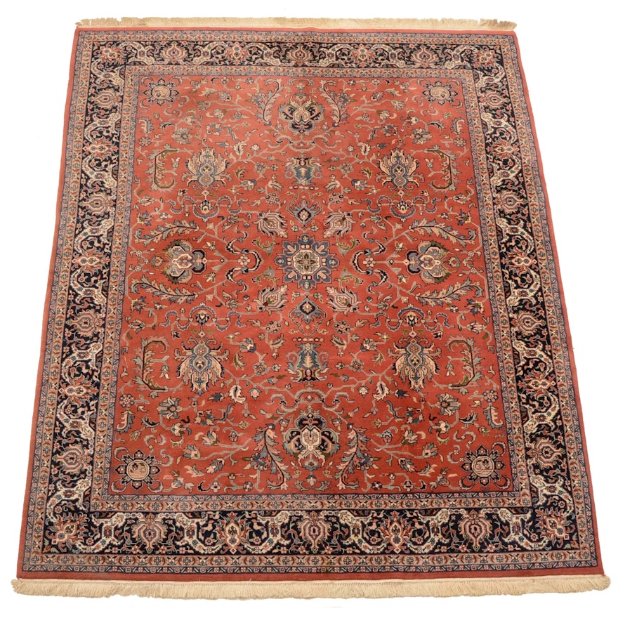 Hand-Knotted Indo-Persian Area Rug