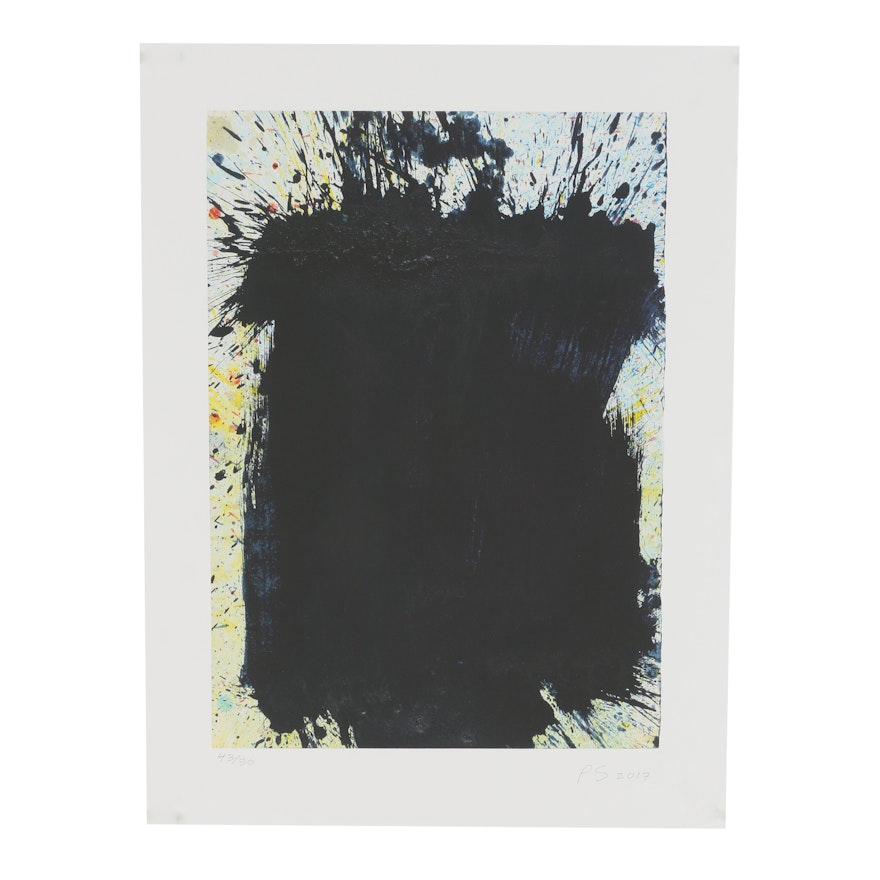 Pat Steir Limited Edition Giclée "Untitled"