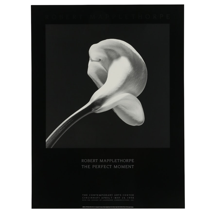 Robert Mapplethorpe Offset Lithograph Exhibition Poster