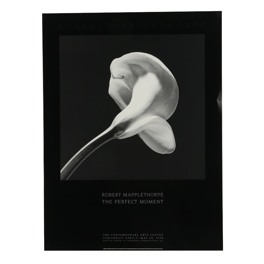 Robert Mapplethorpe Offset Lithograph Exhibition Poster