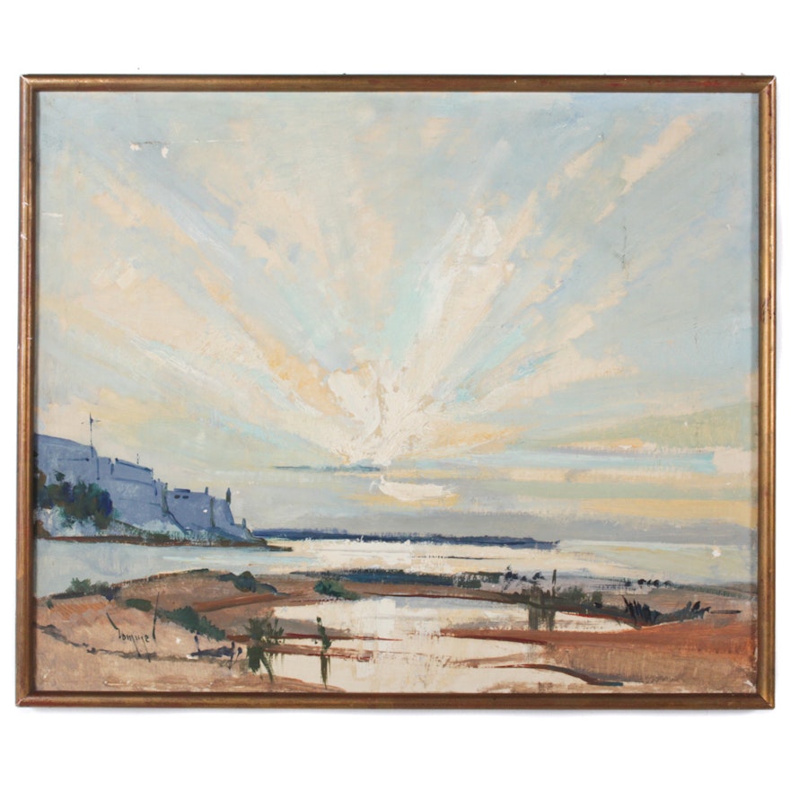 Jacques Rommel Oil Painting of Landscape