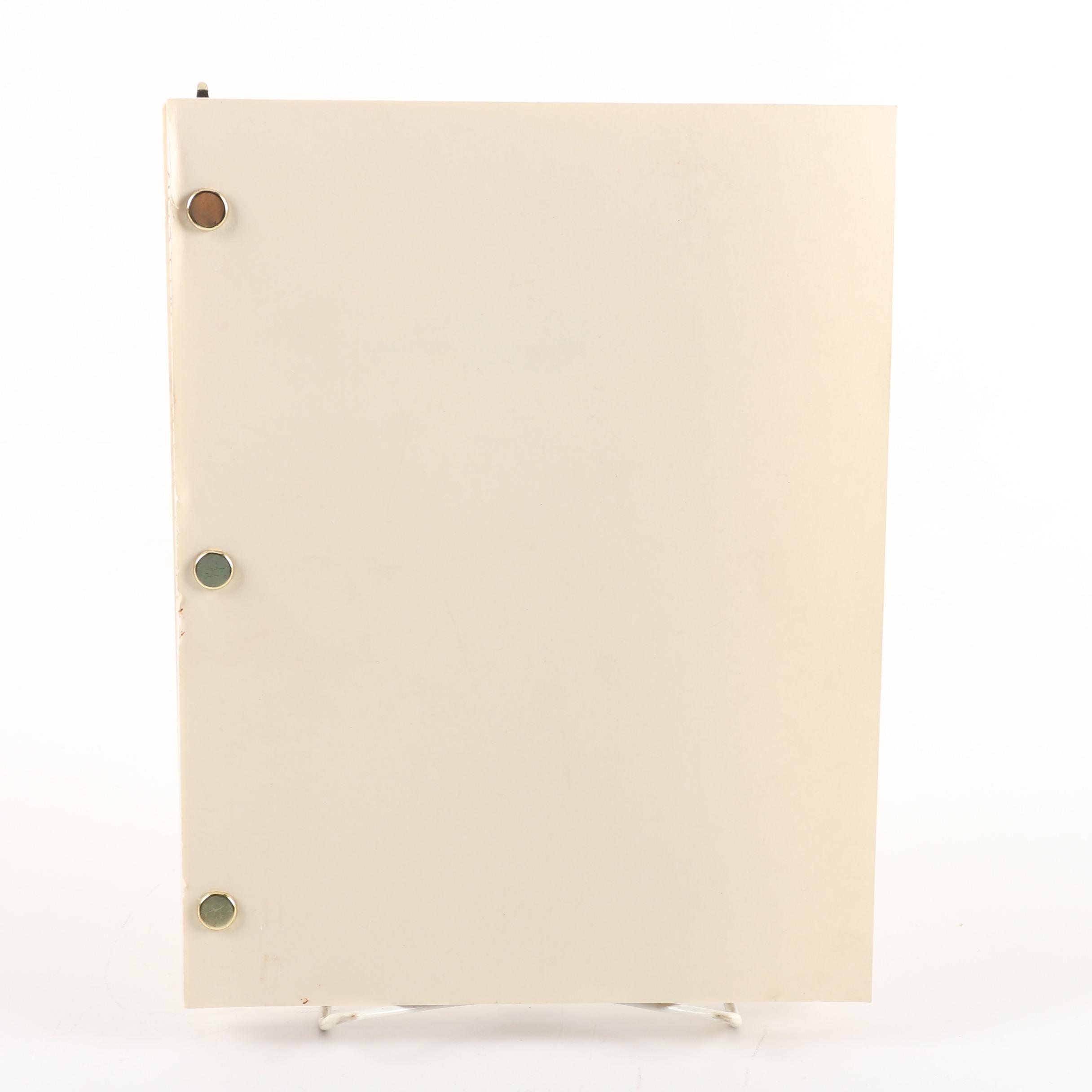 1996 "Austin Powers: International Man of Mystery" Script by Mike Myers