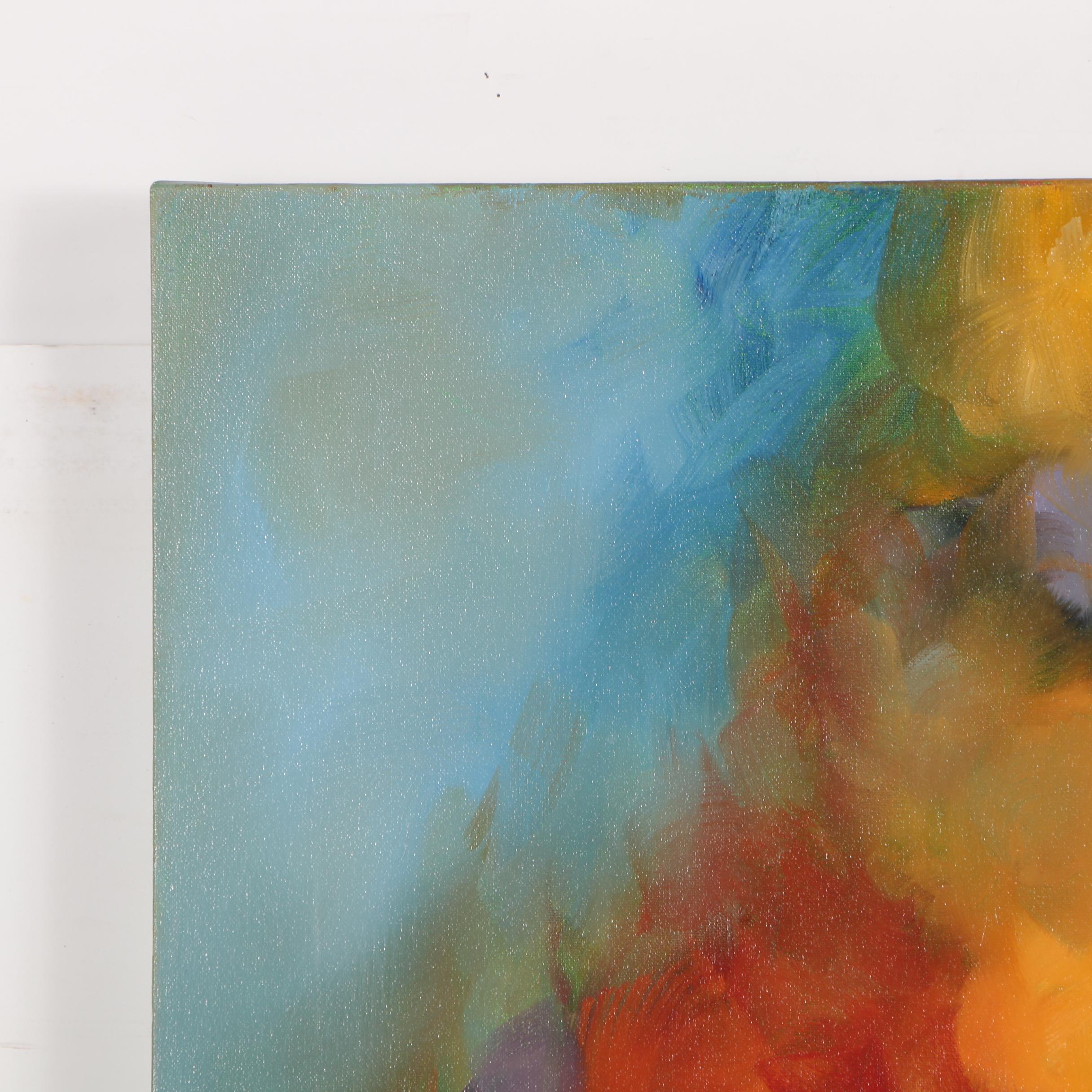 Melanie Corradi 2005 Oil Painting "Contingency Theory"