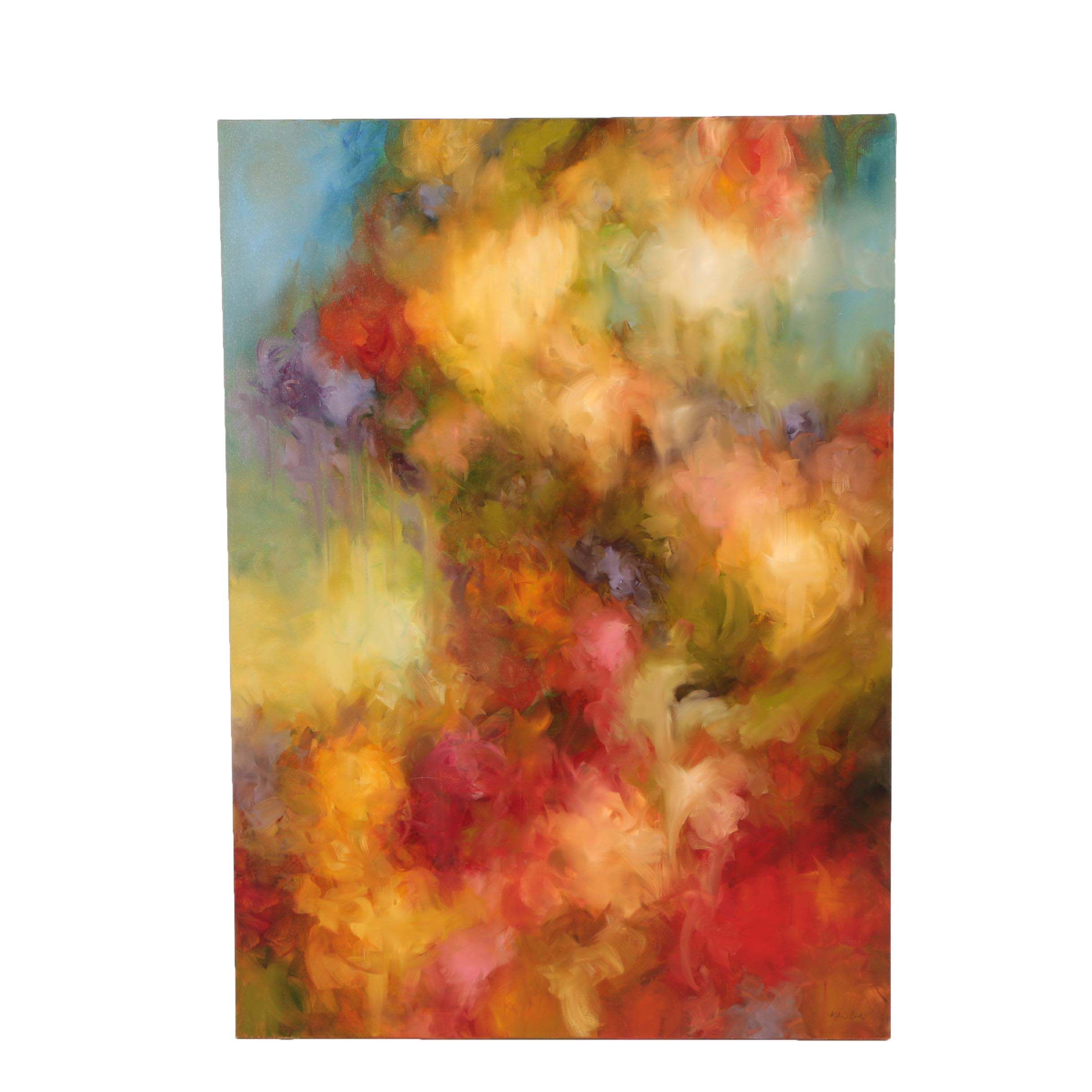 Melanie Corradi 2005 Oil Painting "Contingency Theory"