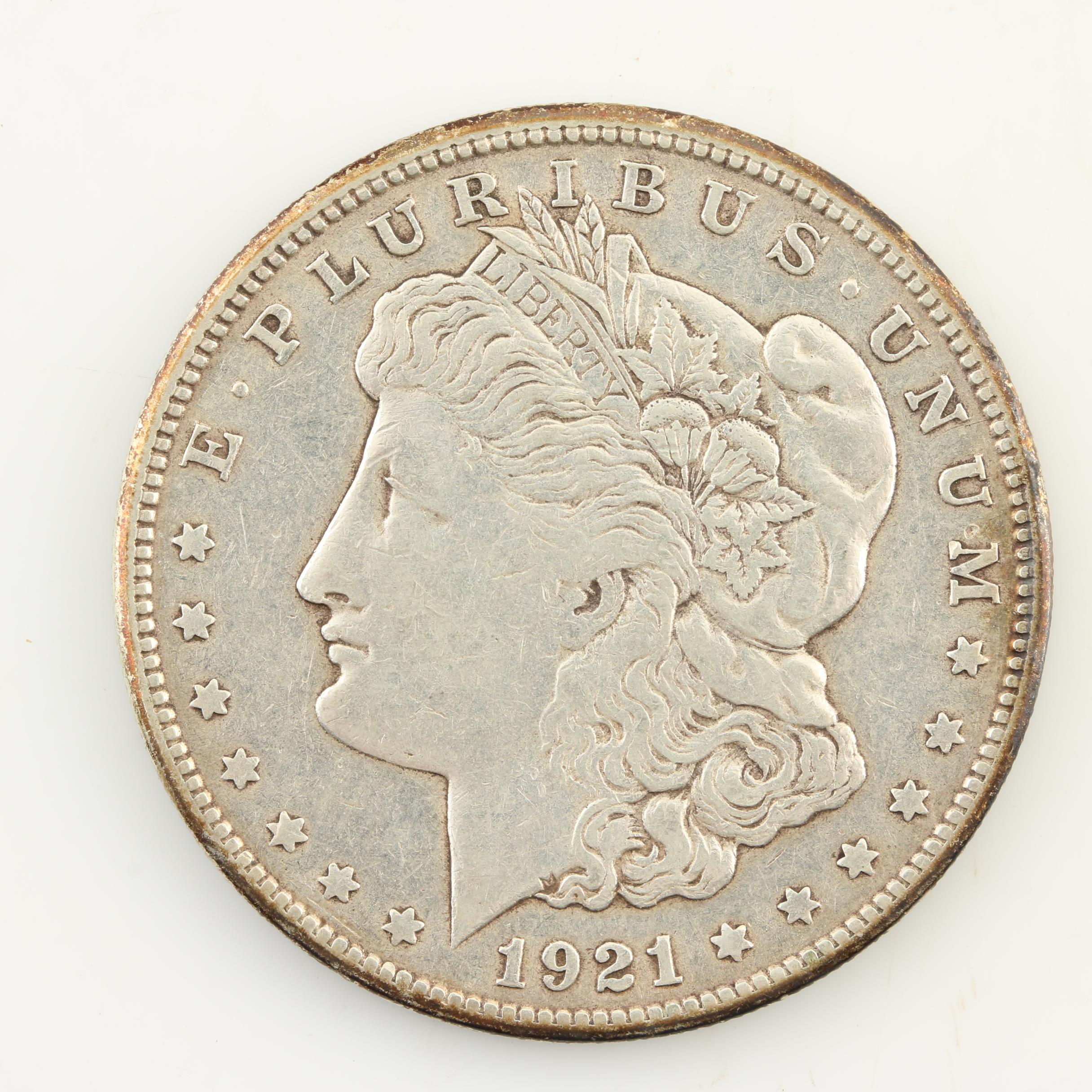 1921, 1921-D and 1921-S Morgan Silver Dollars