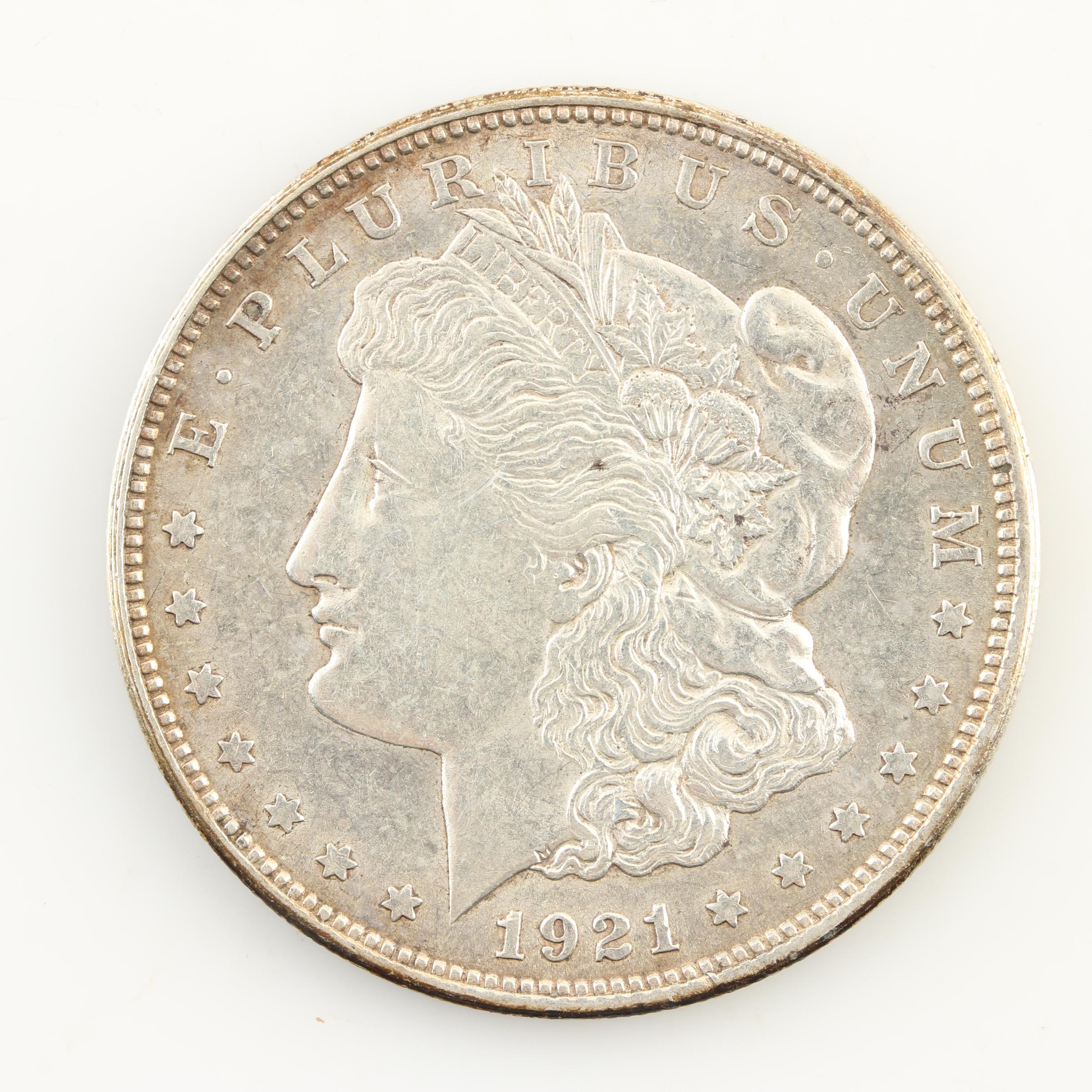 1921, 1921-D and 1921-S Morgan Silver Dollars