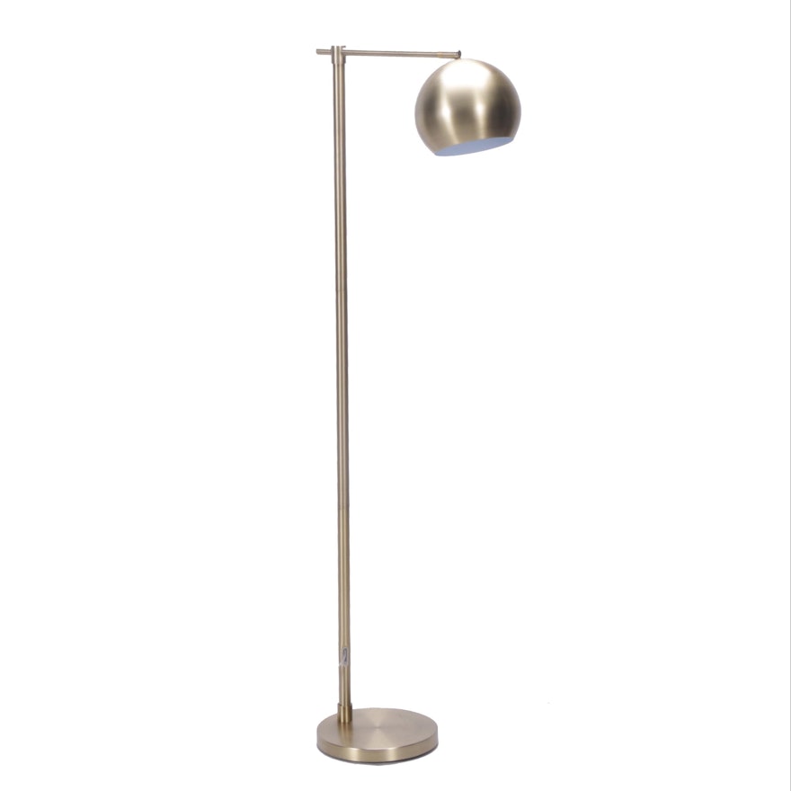 Hextra Gold Tone Stainless Steel Modern Style Floor Lamp