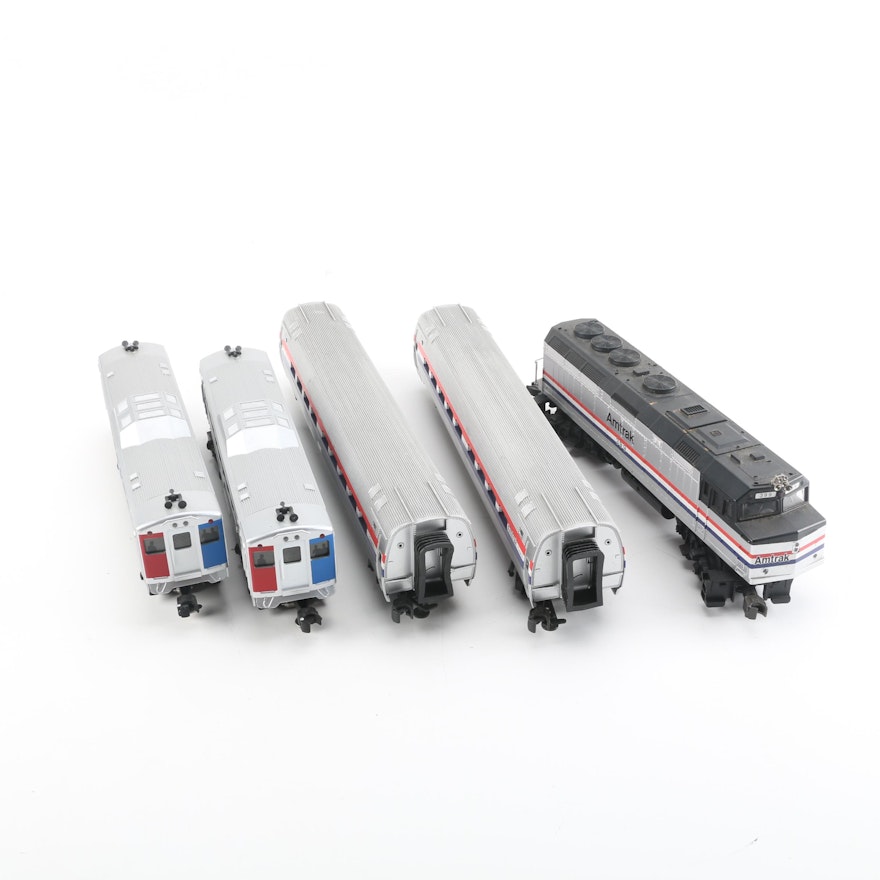 MTH and K-Line Amtrak Train Cars and Engines