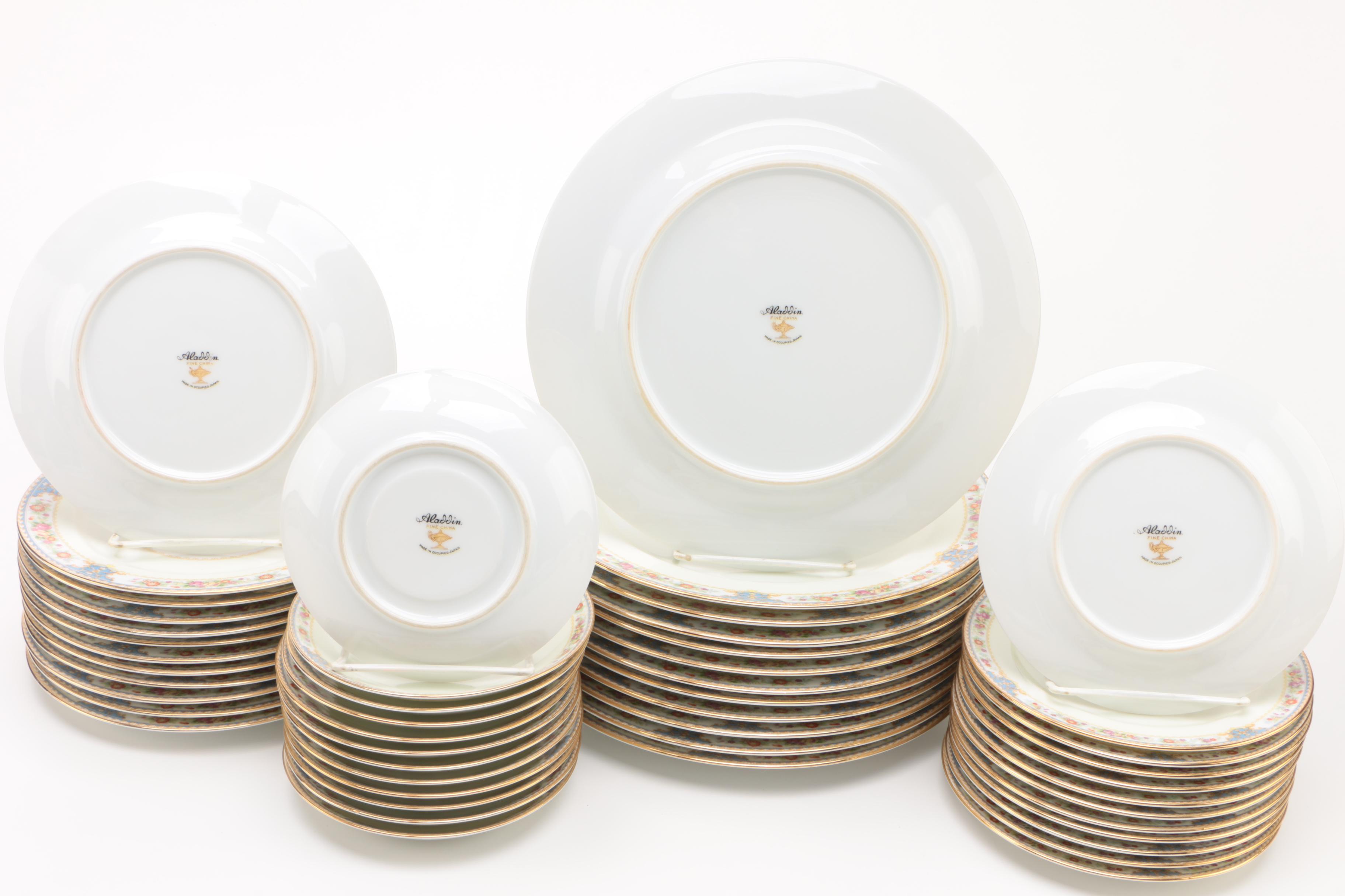 Vintage Aladdin "Empress" China Dinnerware