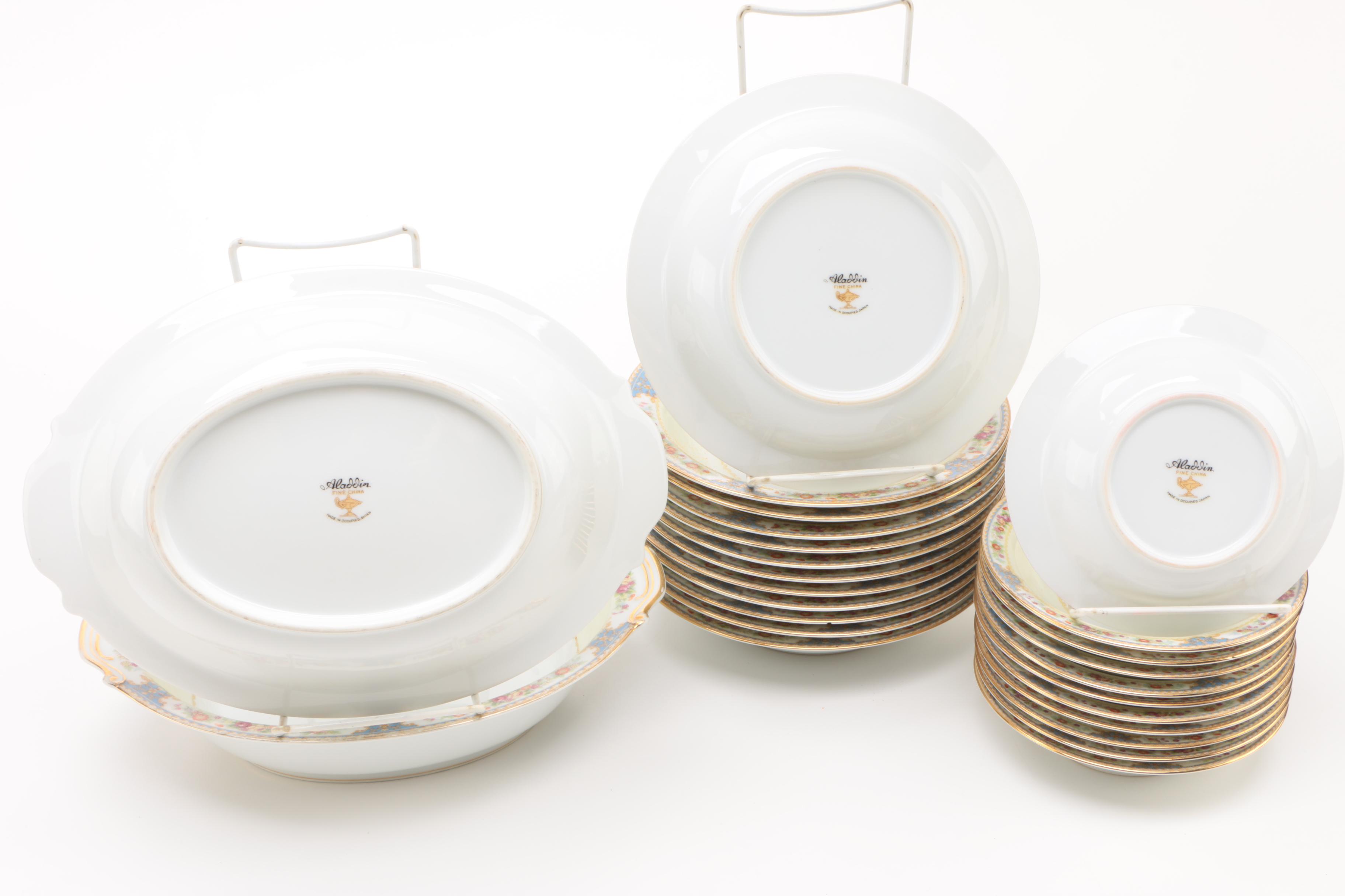 Vintage Aladdin "Empress" China Dinnerware