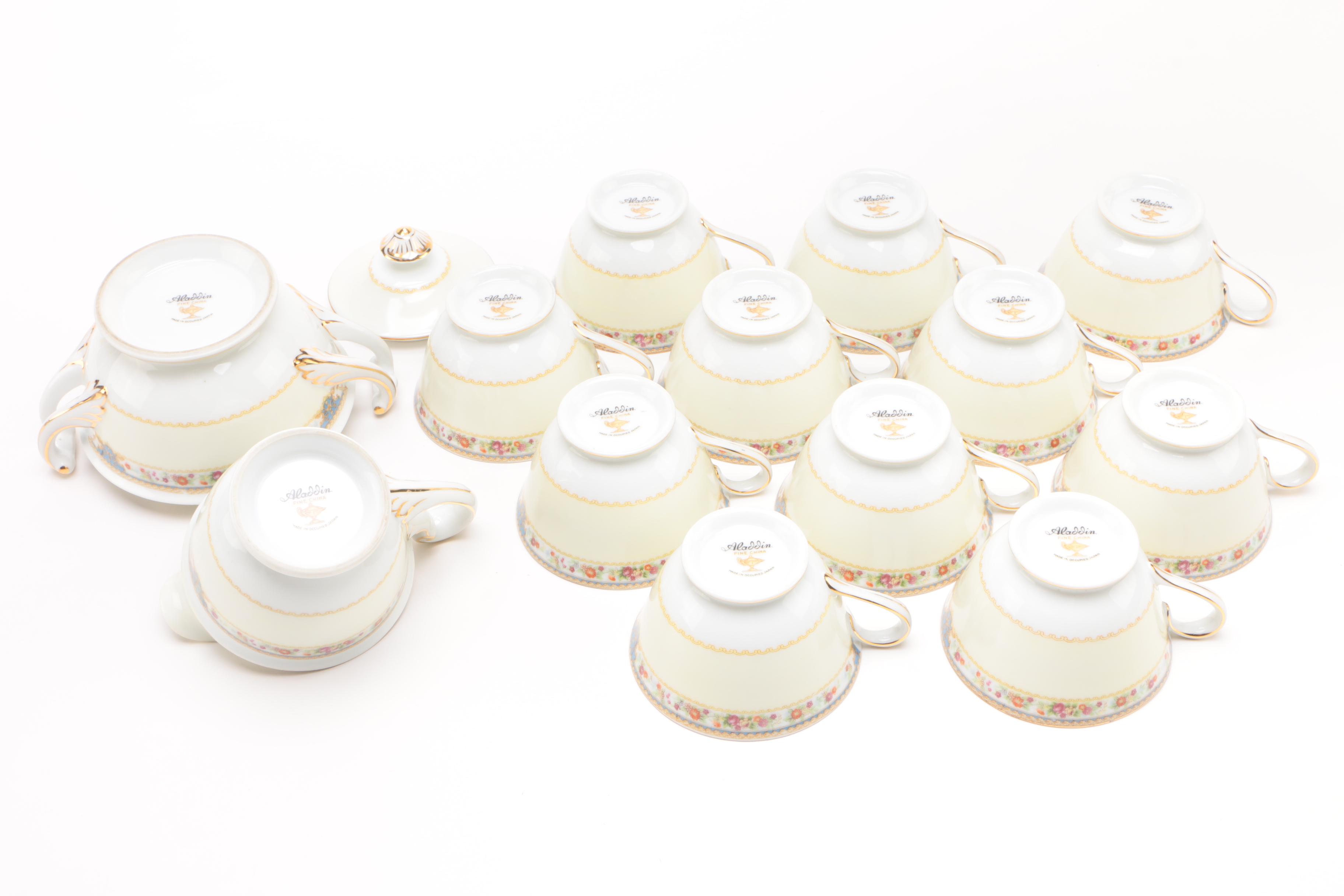 Vintage Aladdin "Empress" China Dinnerware