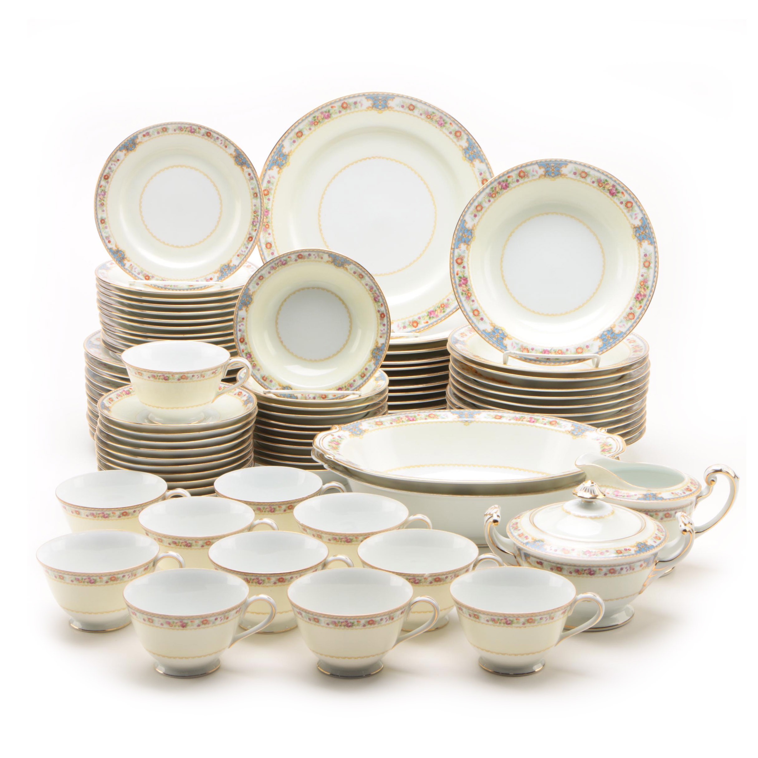 Vintage Aladdin "Empress" China Dinnerware