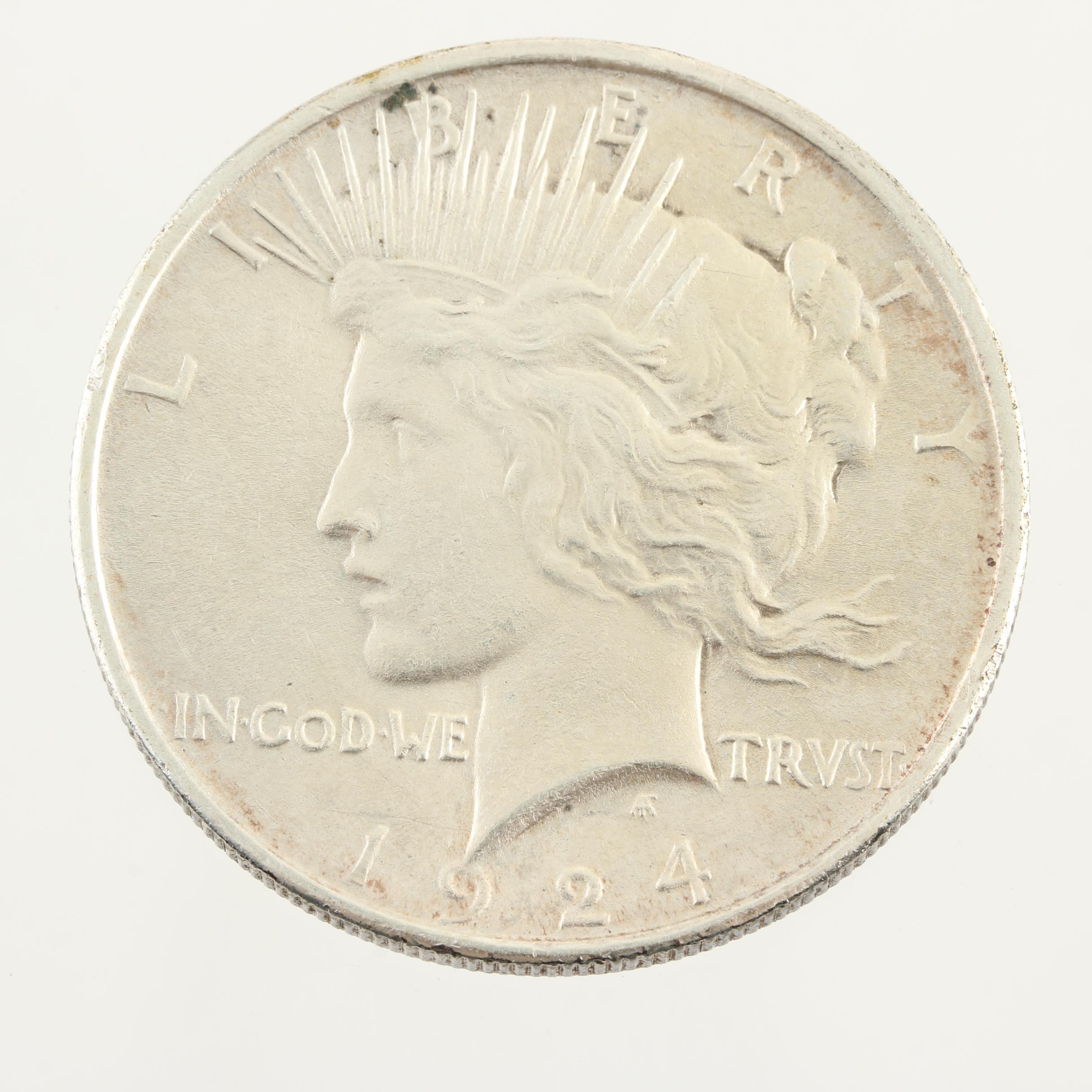 1924 Peace Silver Dollar