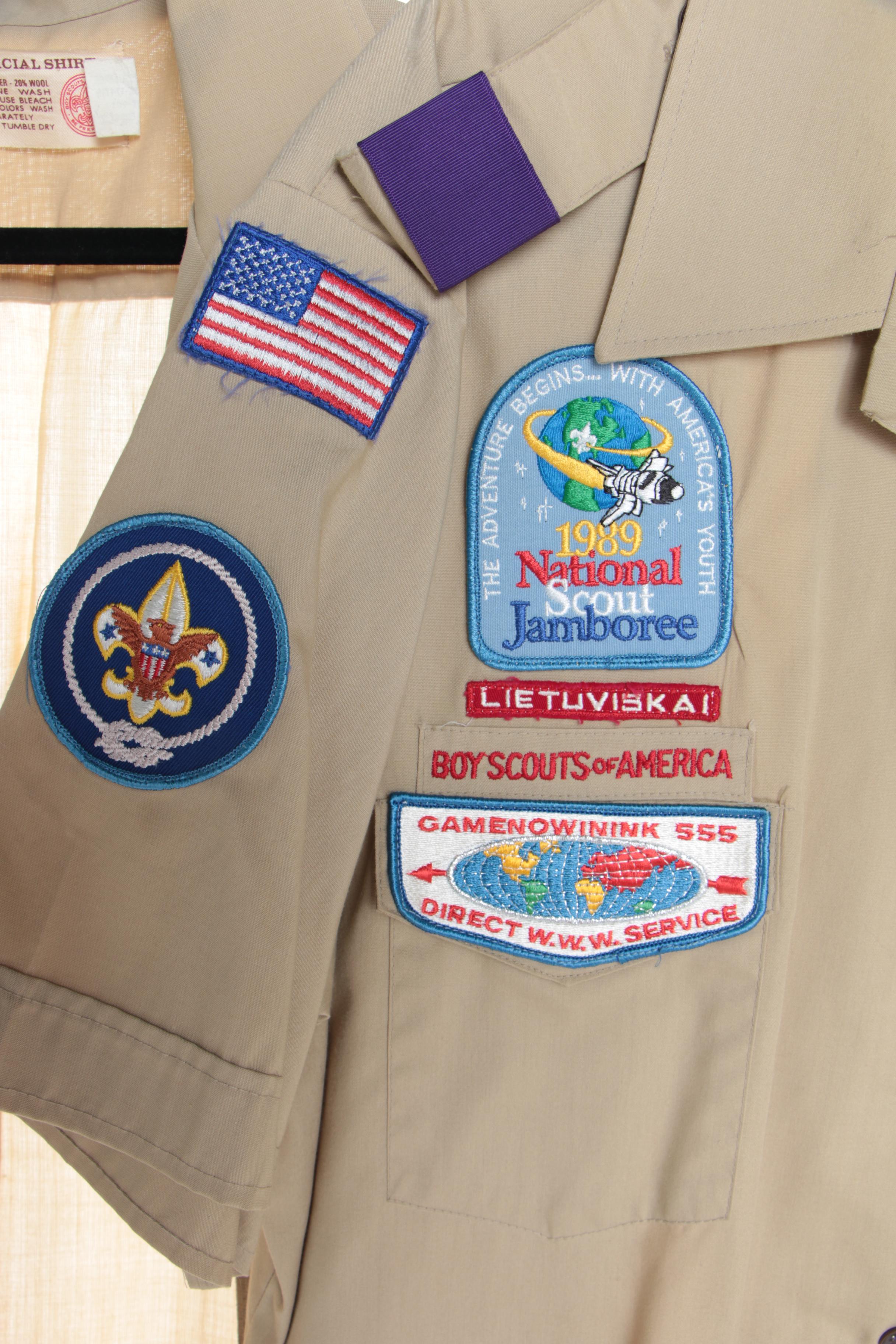 Circa 1980 Boy Scouts of America Scout Leader Uniforms
