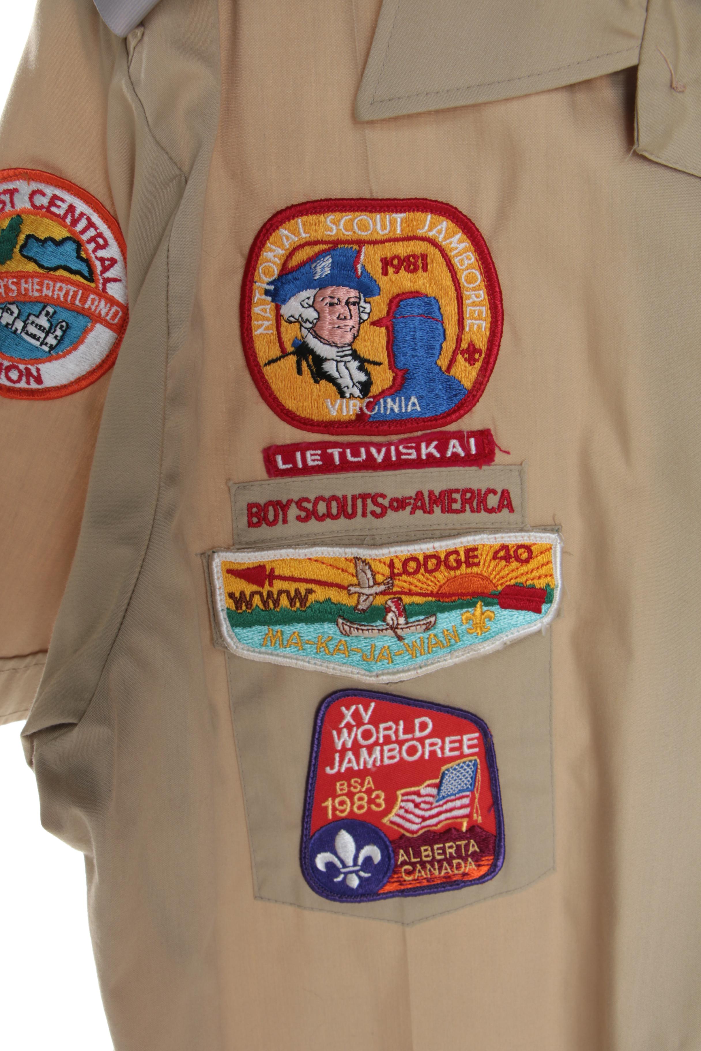 Circa 1980 Boy Scouts of America Scout Leader Uniforms