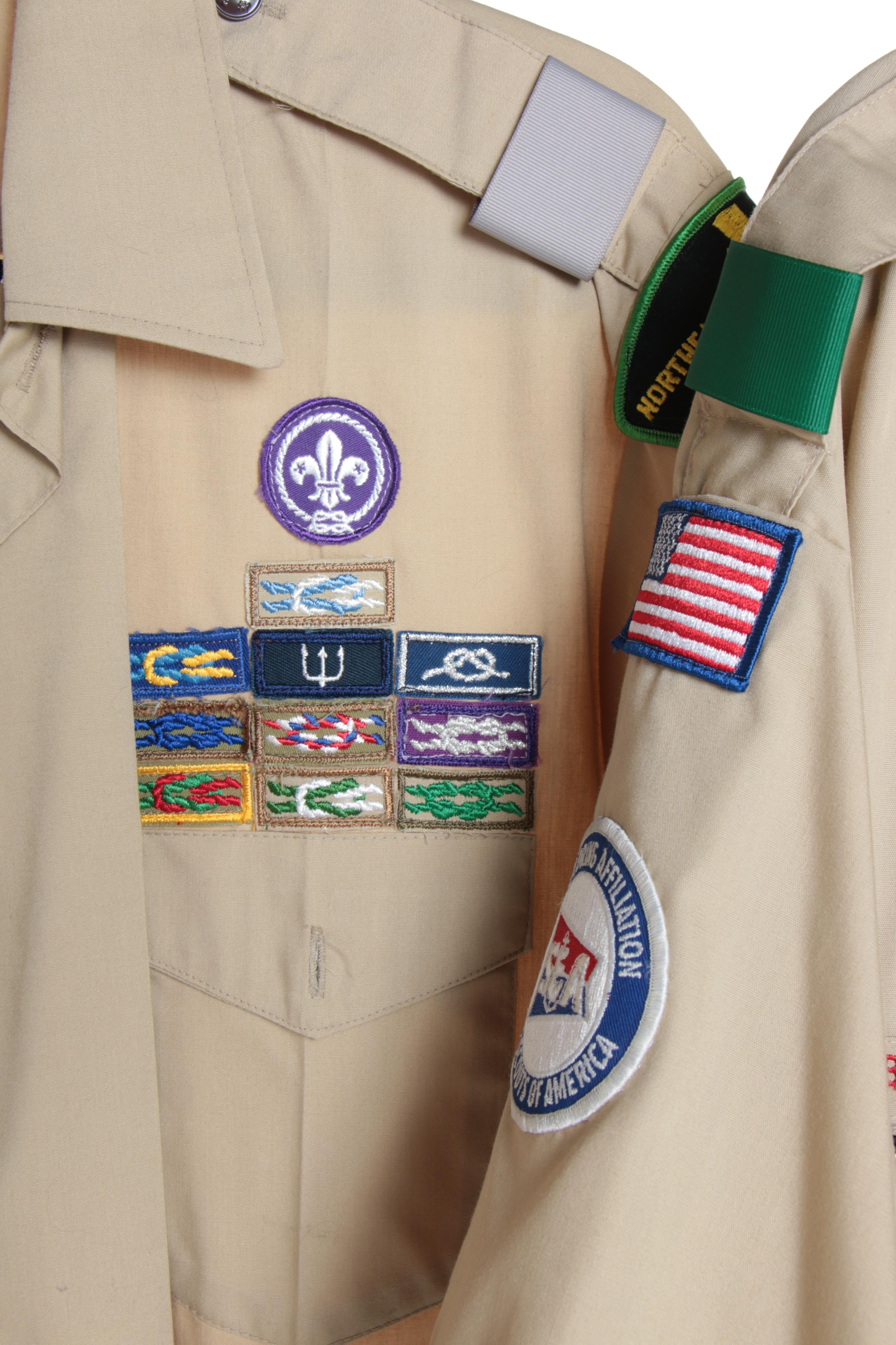 Circa 1980 Boy Scouts of America Scout Leader Uniforms