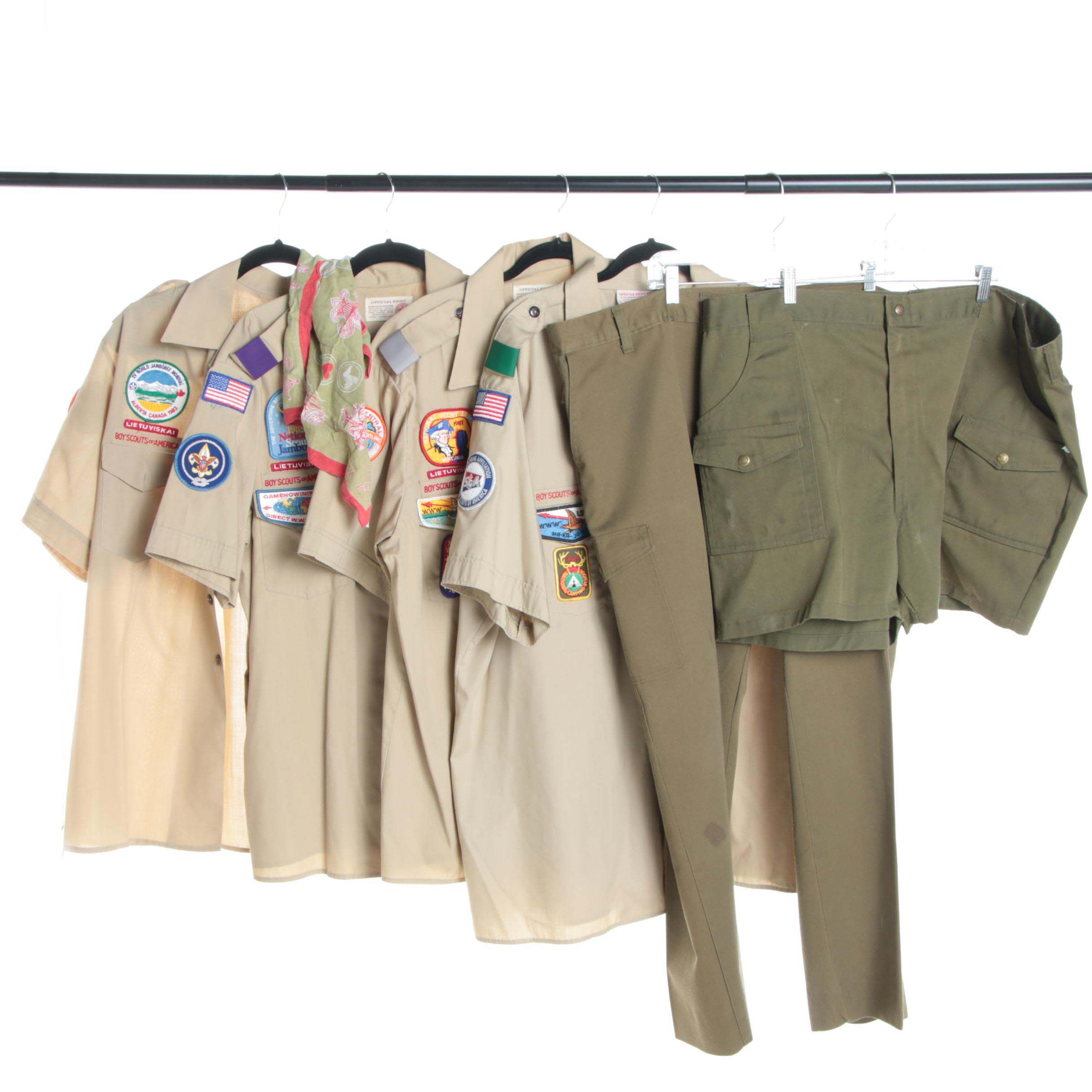 Circa 1980 Boy Scouts of America Scout Leader Uniforms