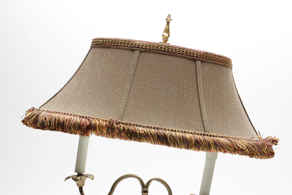 Frederick Cooper Dragonfly Double Candlestick Table Lamp