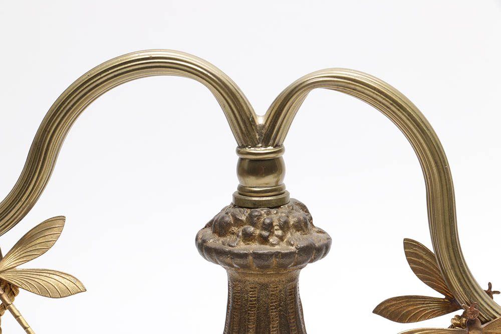 Frederick Cooper Dragonfly Double Candlestick Table Lamp