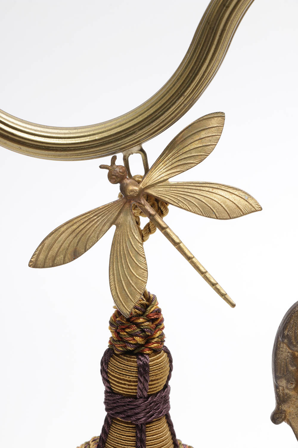 Frederick Cooper Dragonfly Double Candlestick Table Lamp