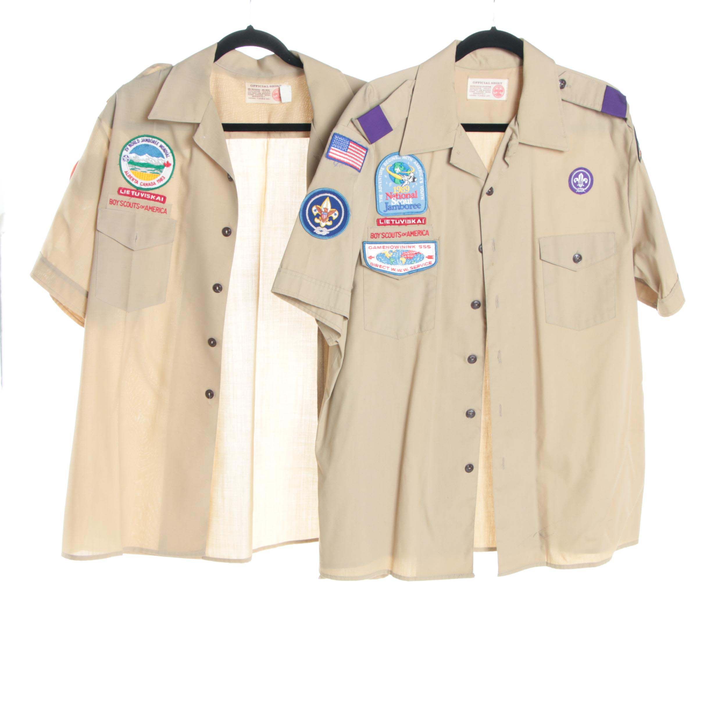 Circa 1980 Boy Scouts of America Scout Leader Uniforms