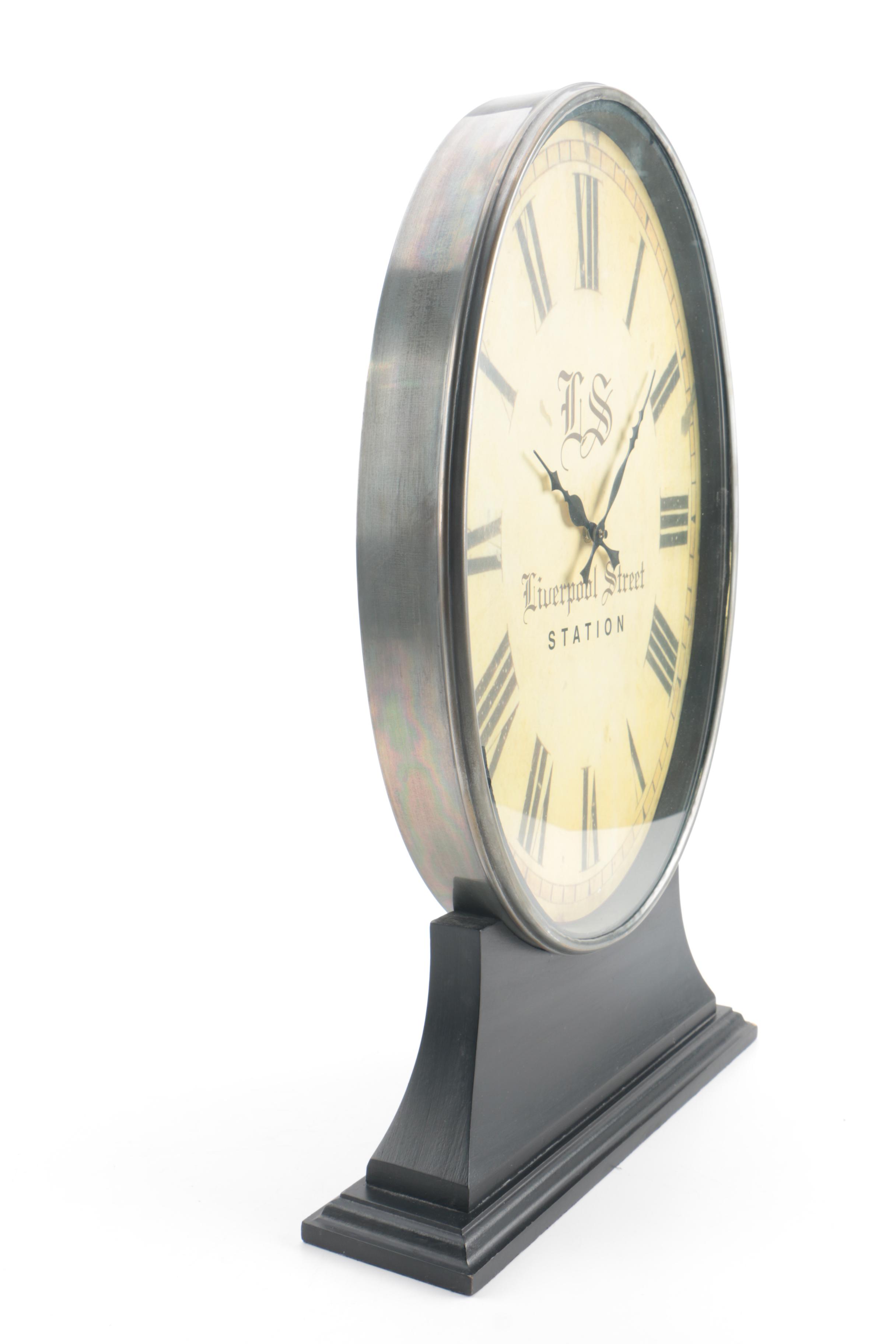 Contemporary "Liverpool Street Station" Mantel Clock