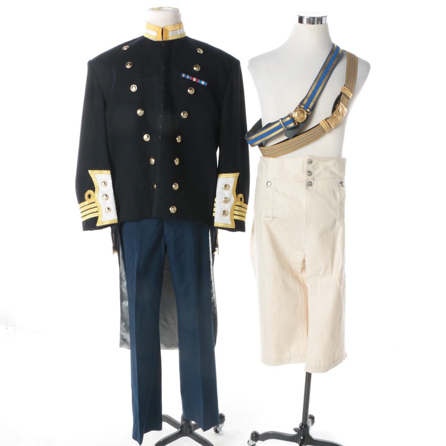 Men's Replica Royal Navy Uniform, Pants and Belts