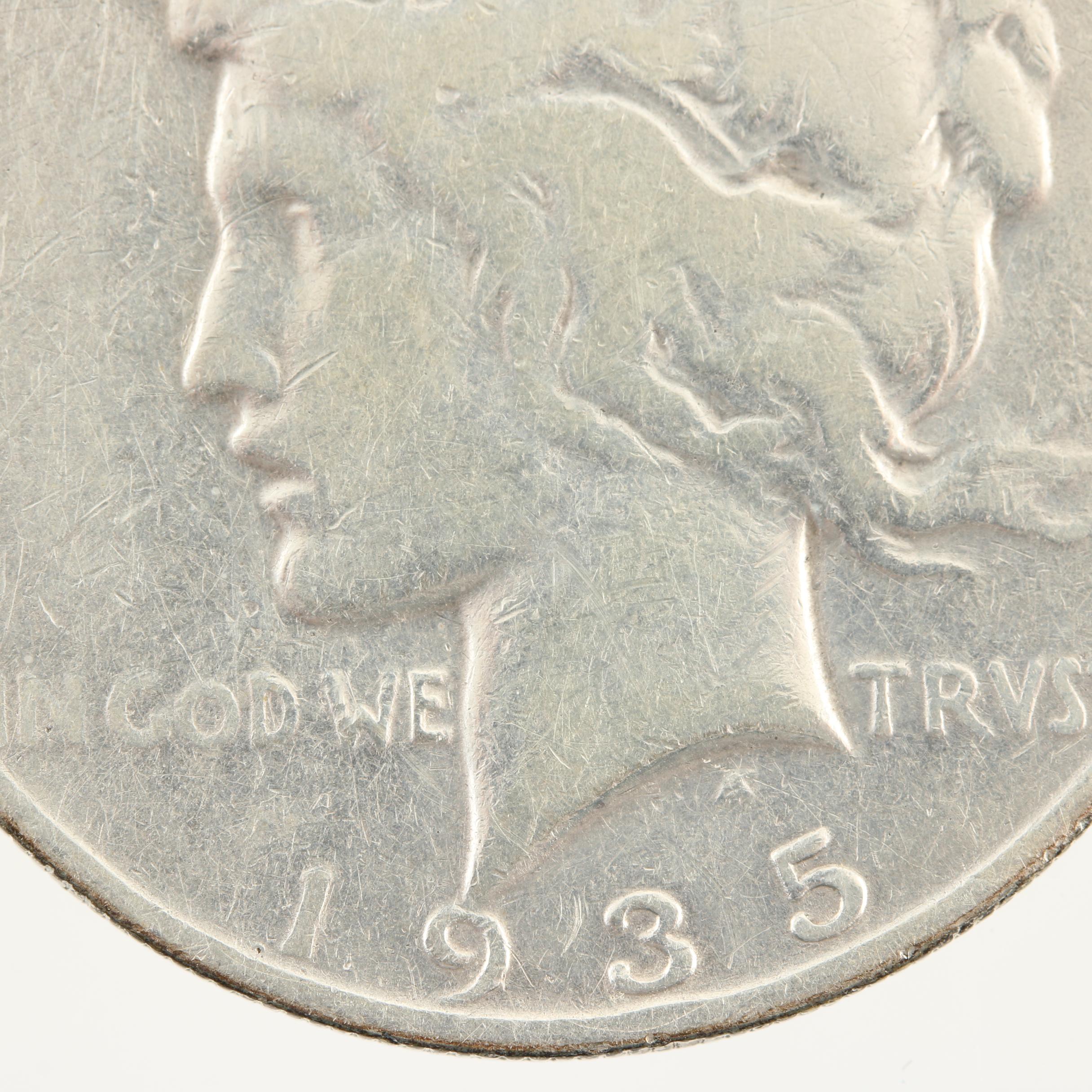 1935-S Peace Silver Dollar
