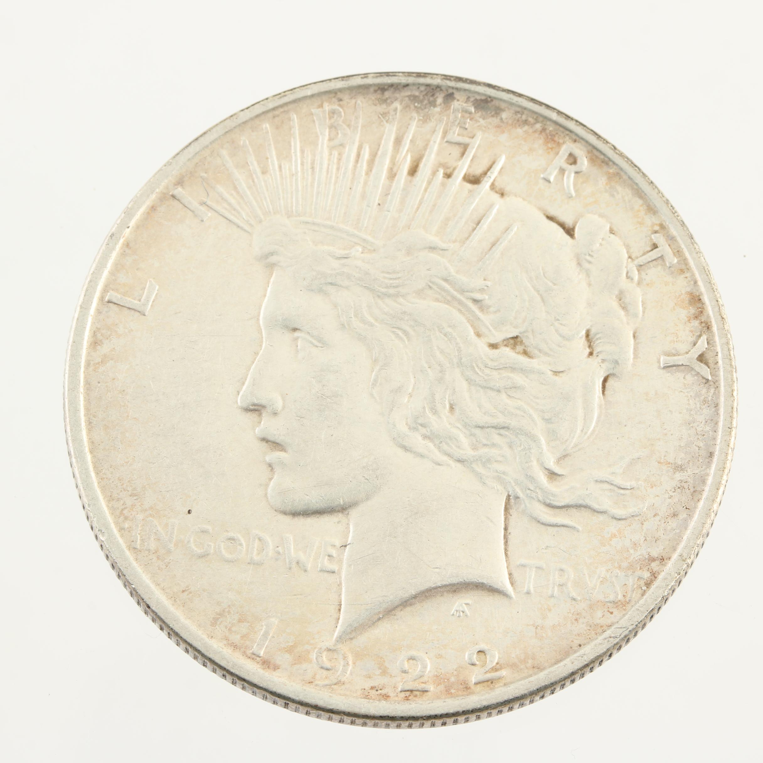 1922-D Peace Silver Dollar
