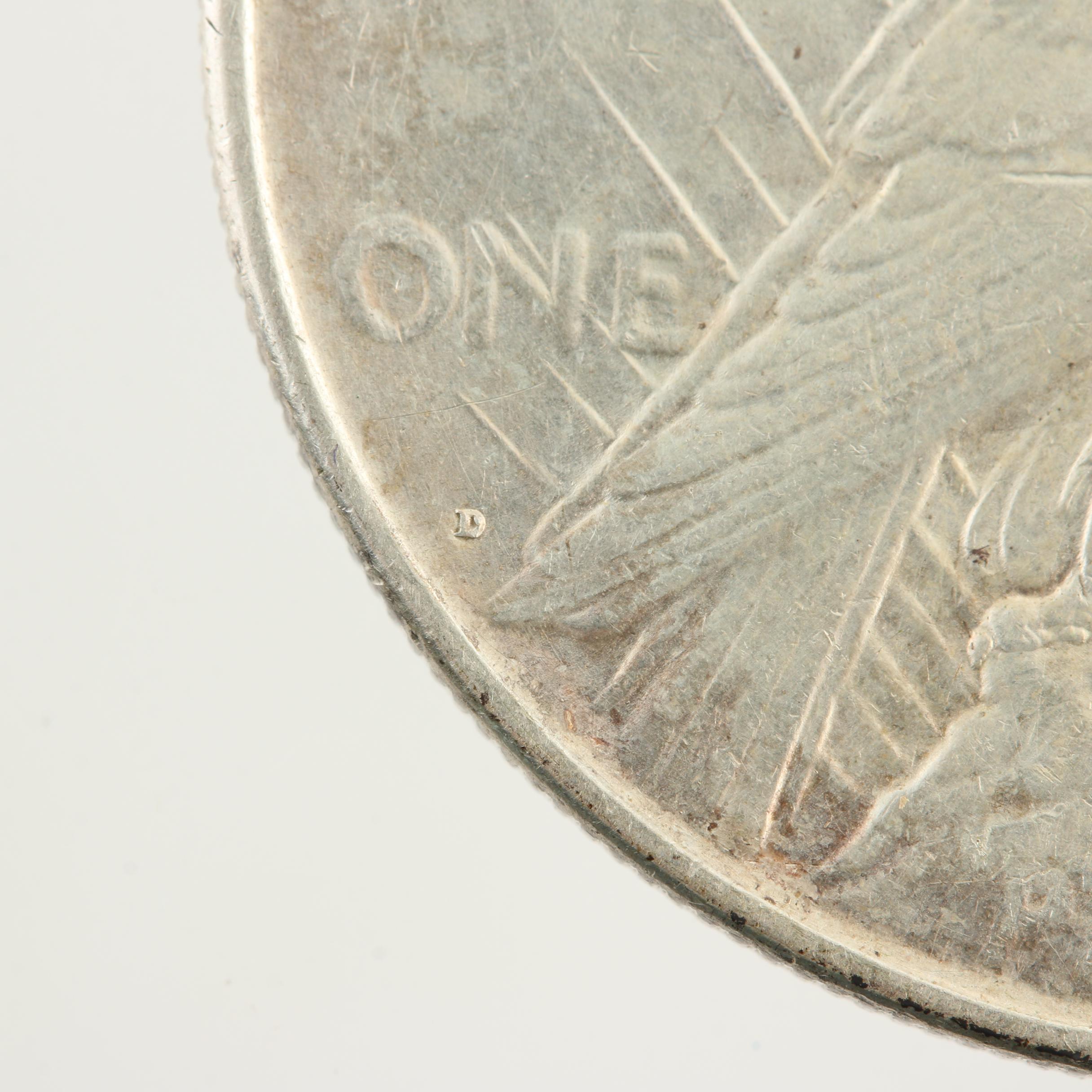 1922-D Peace Silver Dollar