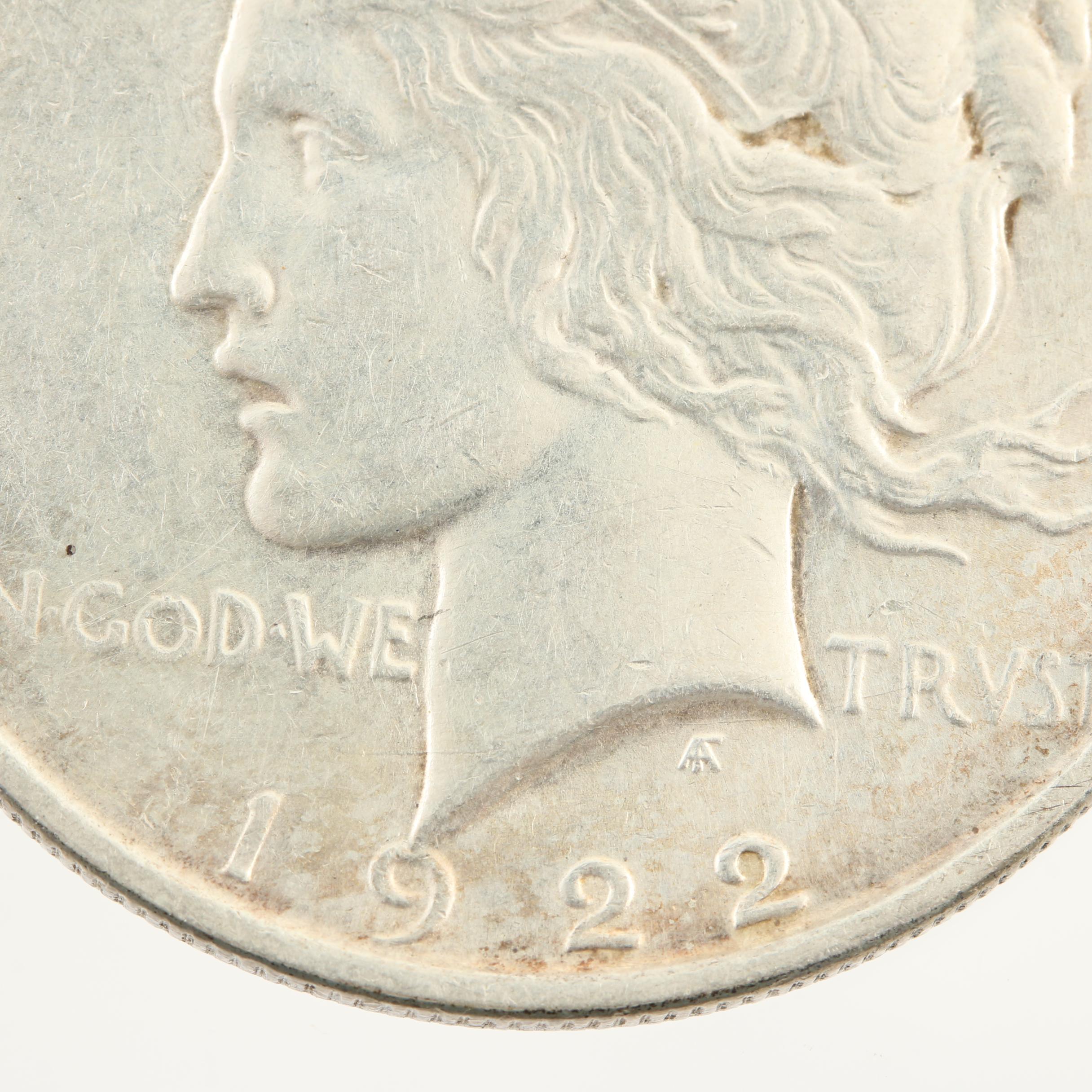 1922-D Peace Silver Dollar