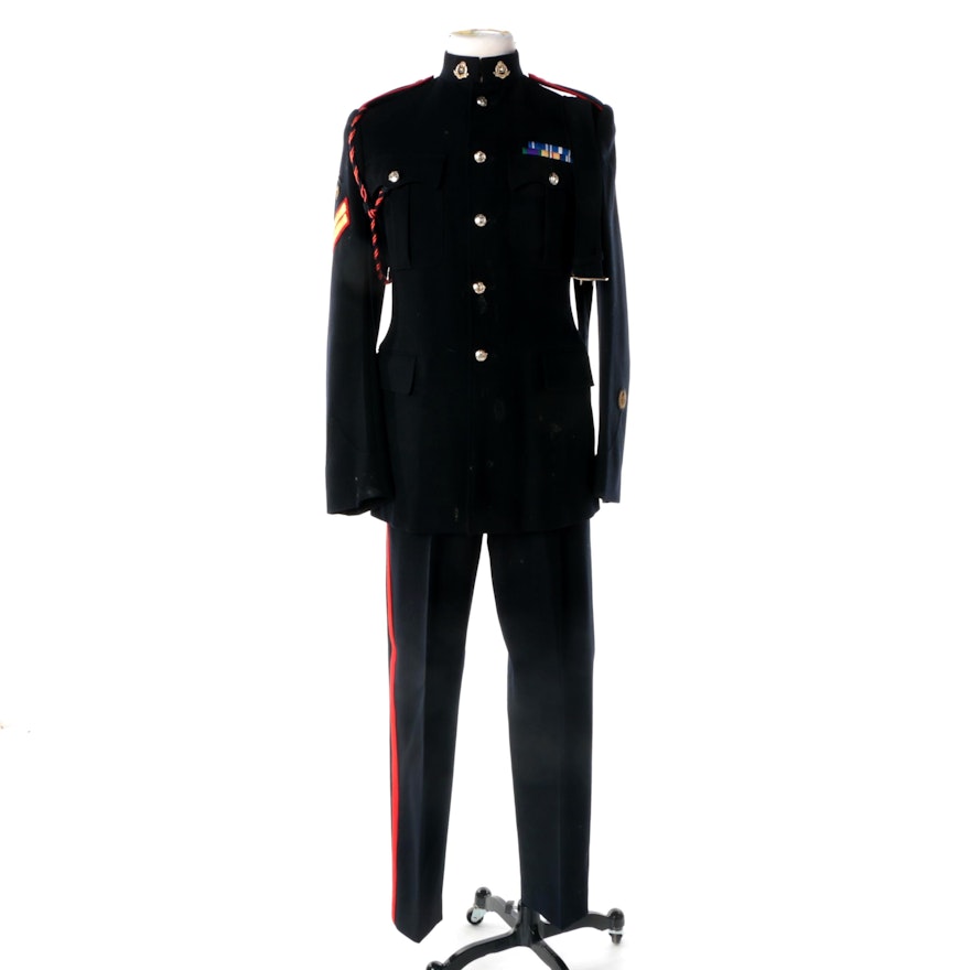 Men's Vintage Royal Army Military Police Corporal Wool Uniform