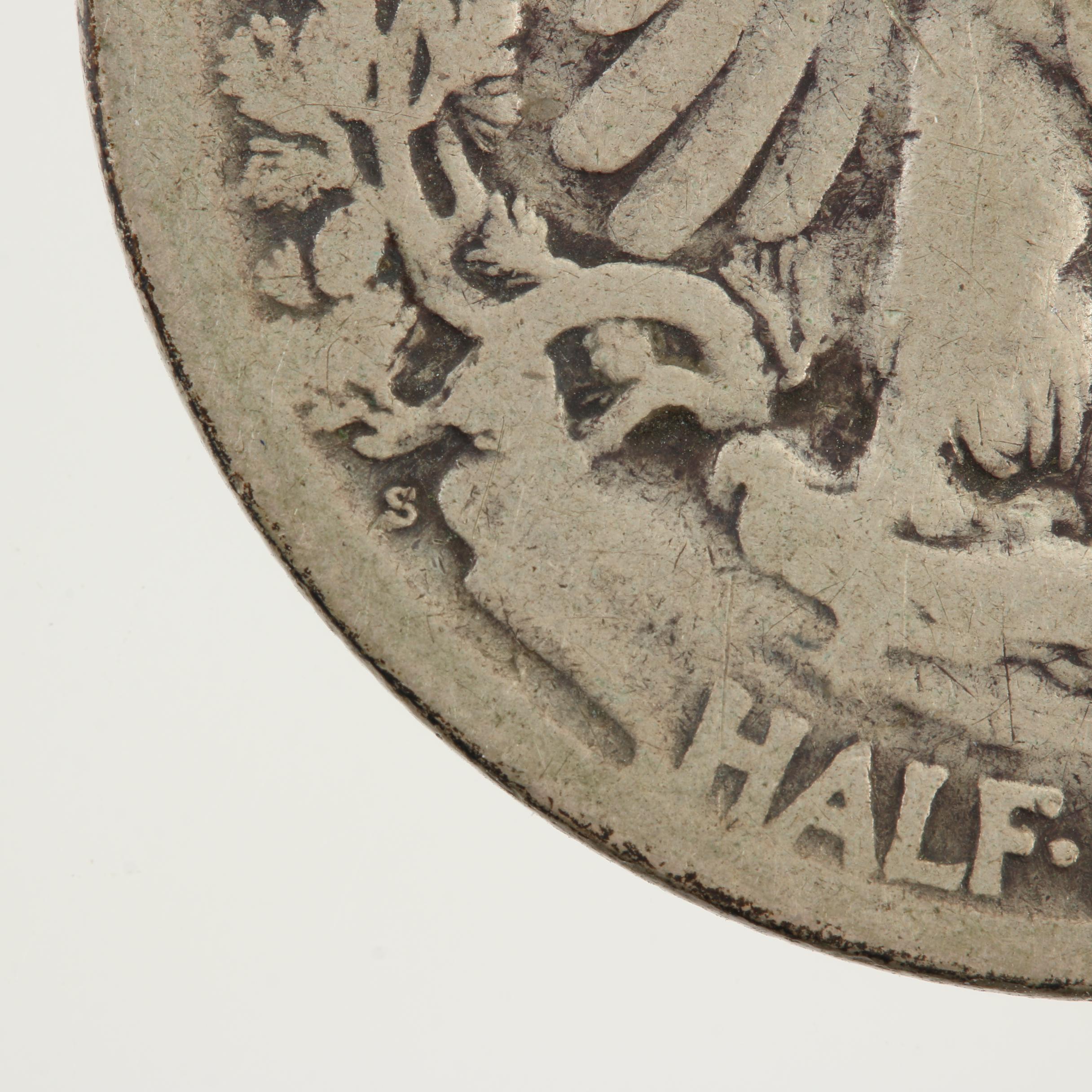 Better Date 1919-S Walking Liberty Silver Half Dollar