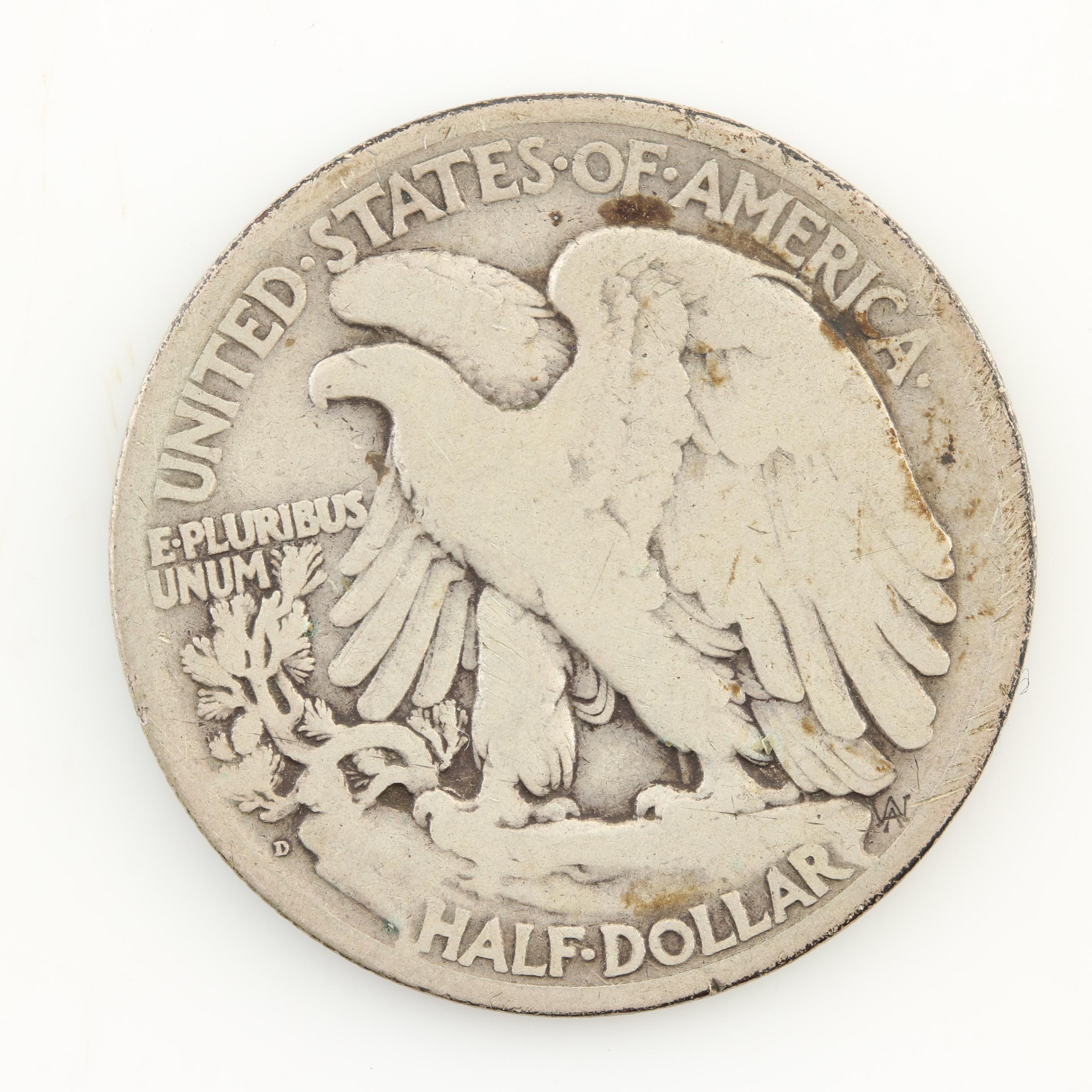 1920, 1920-D and 1920-S Walking Liberty Silver Half Dollars