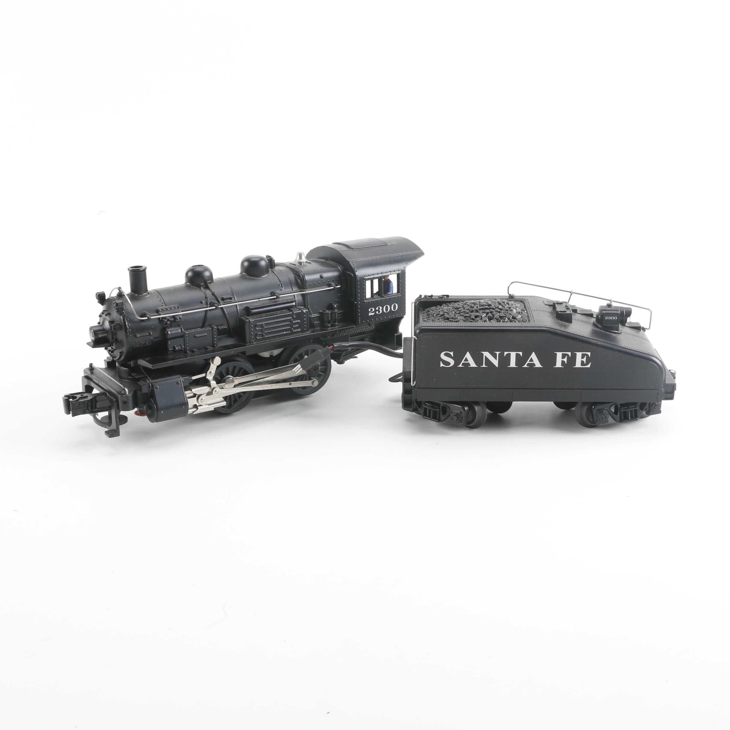 Lionel Santa Fe Switcher Locomotive with Coal Tender