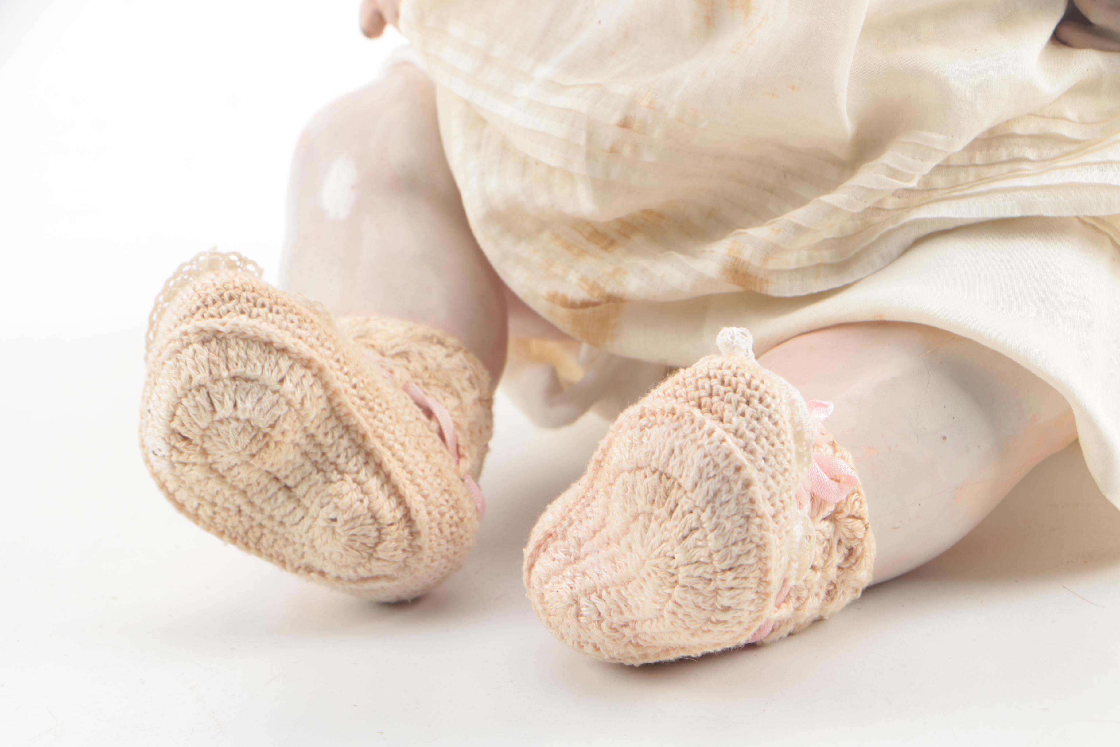 1914 J.D. Kestner "Hilda" Bisque and Composition Doll