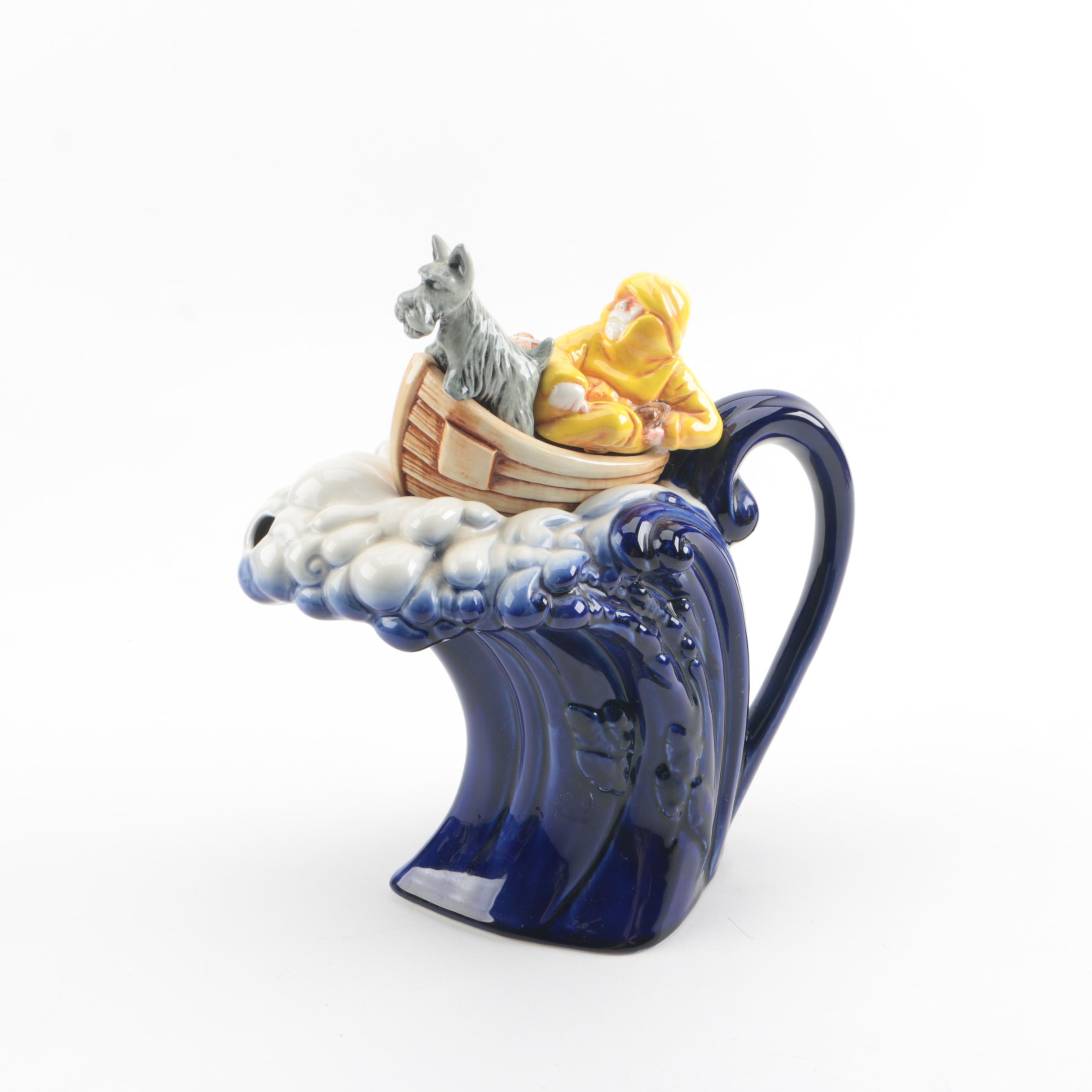 Signed Cardew Design Limited Edition Fisherman Teapot