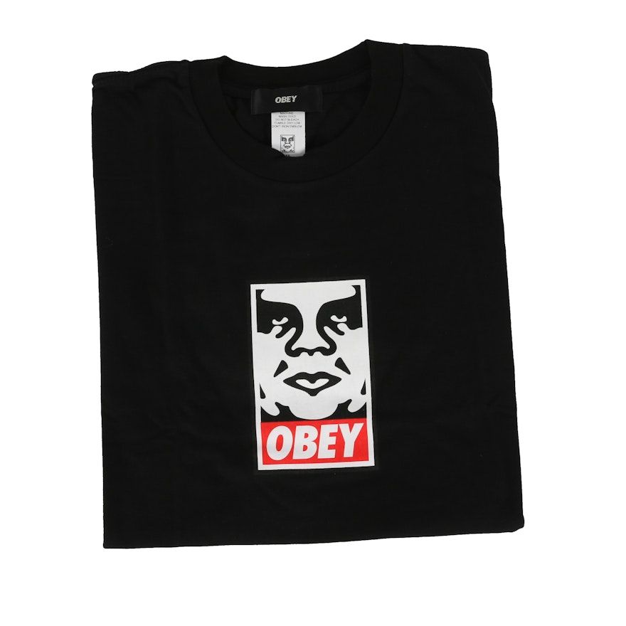 Men's Screenprint "OBEY" T-Shirt
