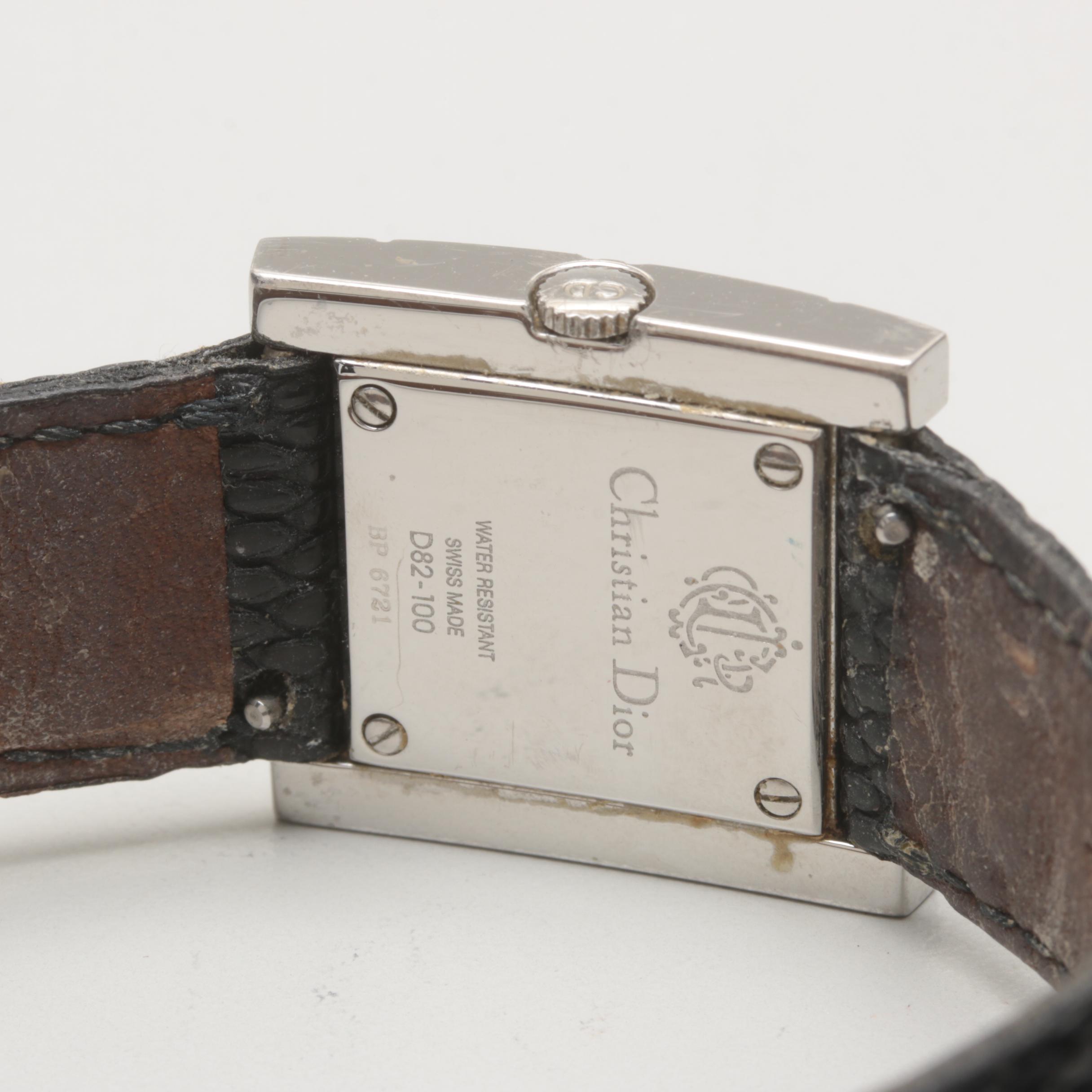 Christian Dior Stainless Steel Watch with Box