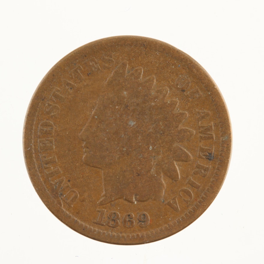 Better Date 1869 Indian Head Cent