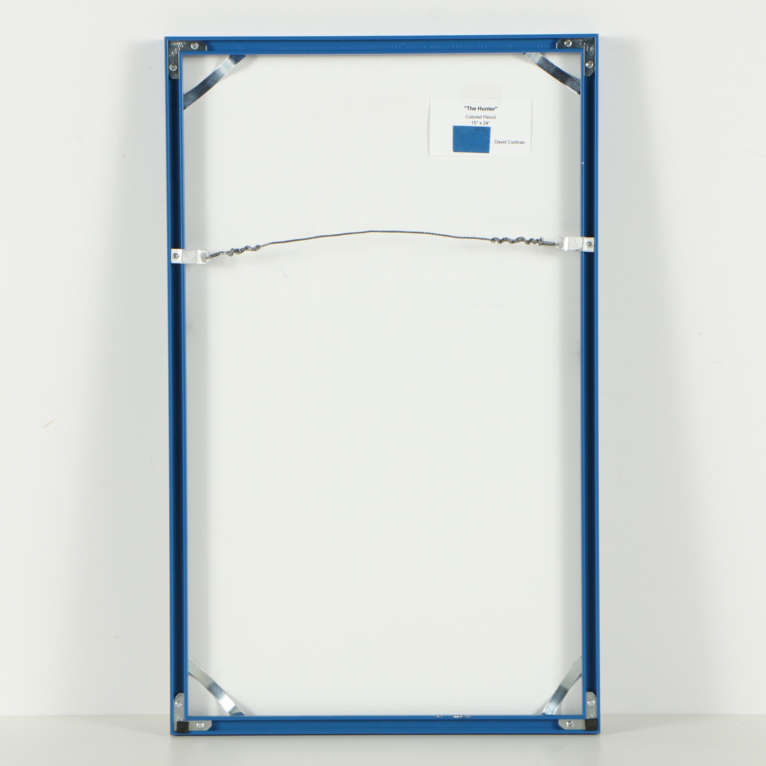 David Cochran Colored Pencil Drawing "The Hunter"