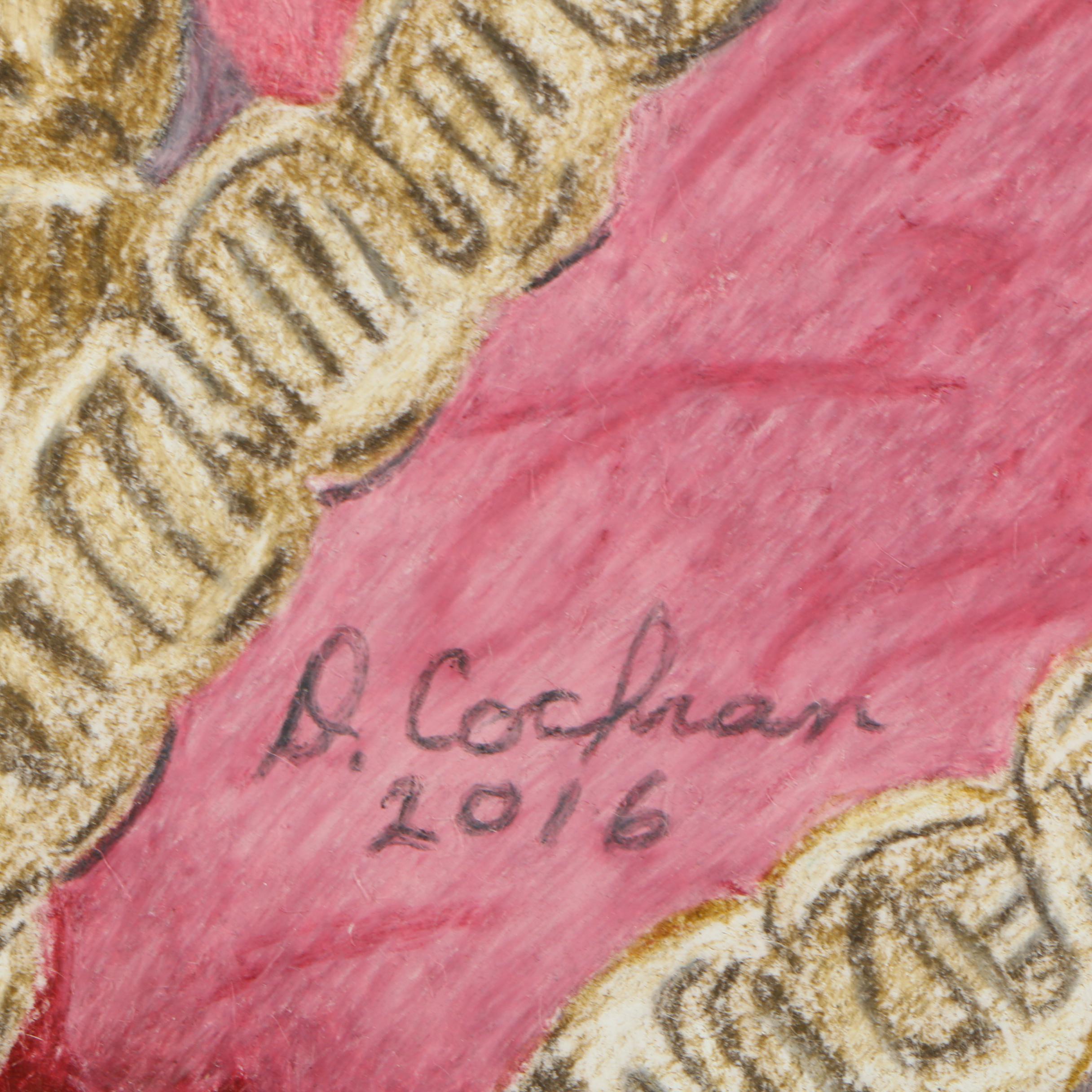 David Cochran Colored Pencil Drawings Including "Yesterday and Today"